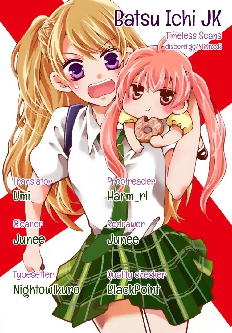 Batsu Ichi JK Chapter 11 page 1 - Chapter 11 [END]