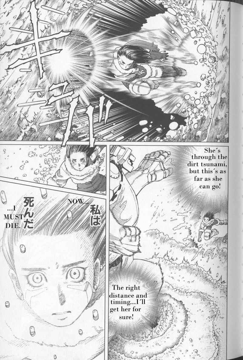Battle Angel Alita: Last Order Chapter 23 page 27 - Chapter 23: Space Karate Ant-Lion Larva Pit (Doodlebug Pit)!