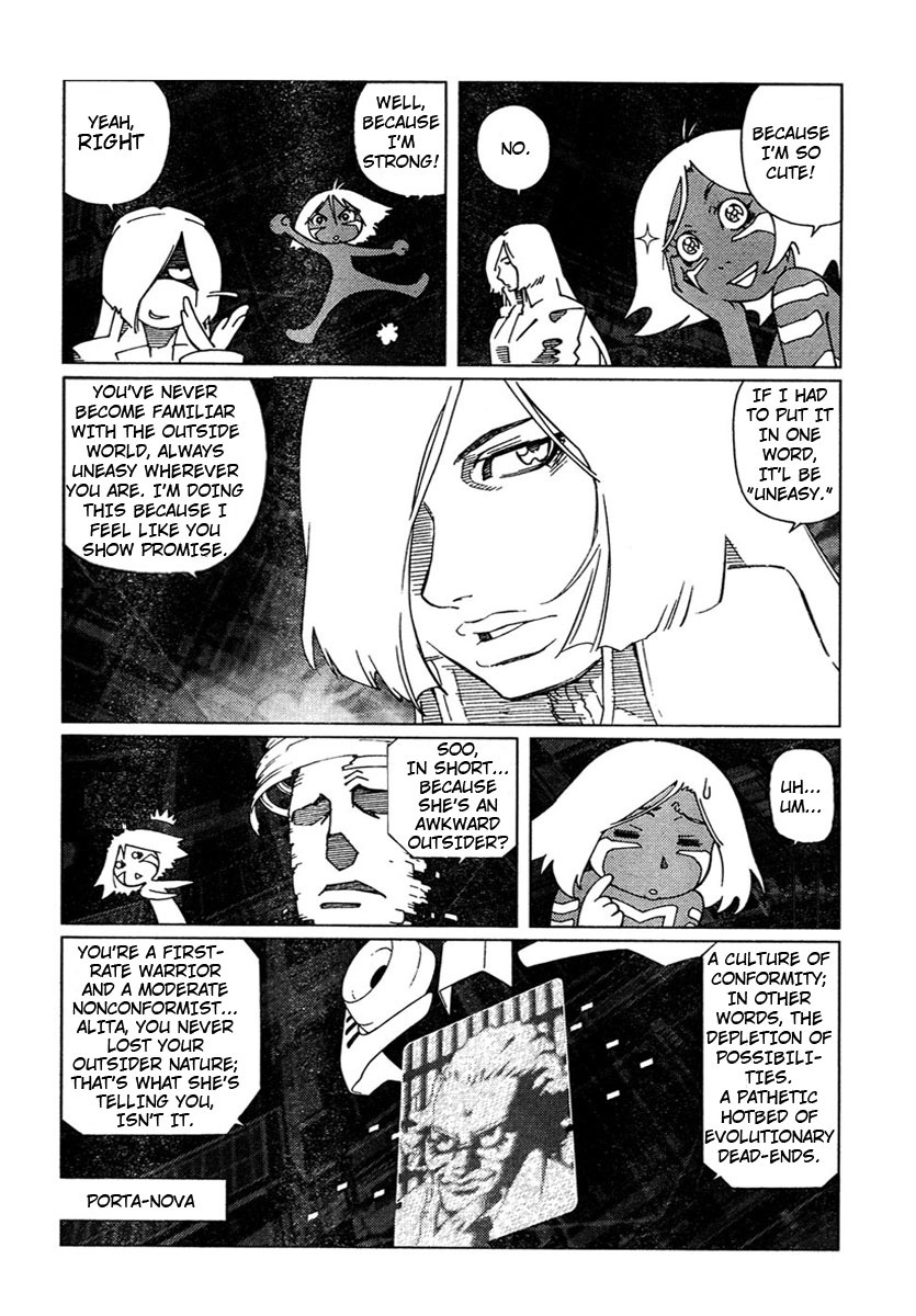 Battle Angel Alita: Last Order Chapter 57 page 22 - Chapter 57: The Status of the Infiltration Mission