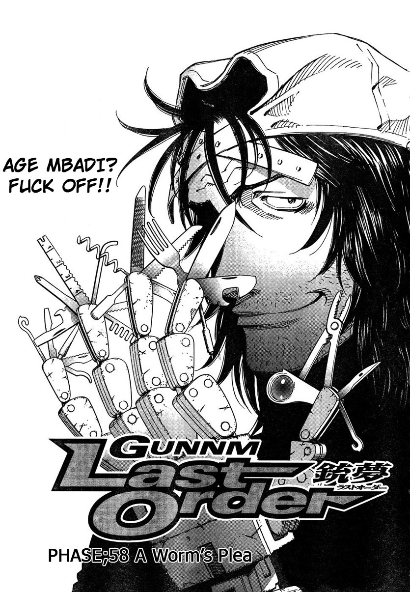 Battle Angel Alita: Last Order Chapter 58 page 1 - Chapter 58: A Worm's Plea