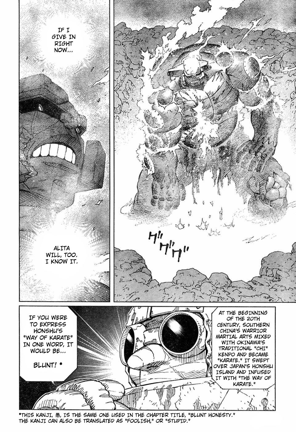 Battle Angel Alita: Last Order Chapter 63 page 33 - Chapter 63: Blunt honesty
