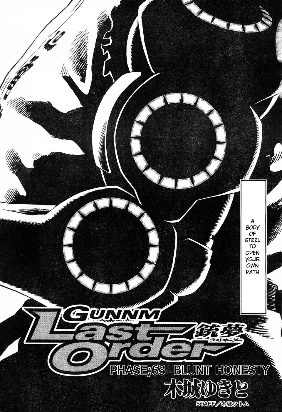 Battle Angel Alita: Last Order Chapter 63 page 5 - Chapter 63: Blunt honesty
