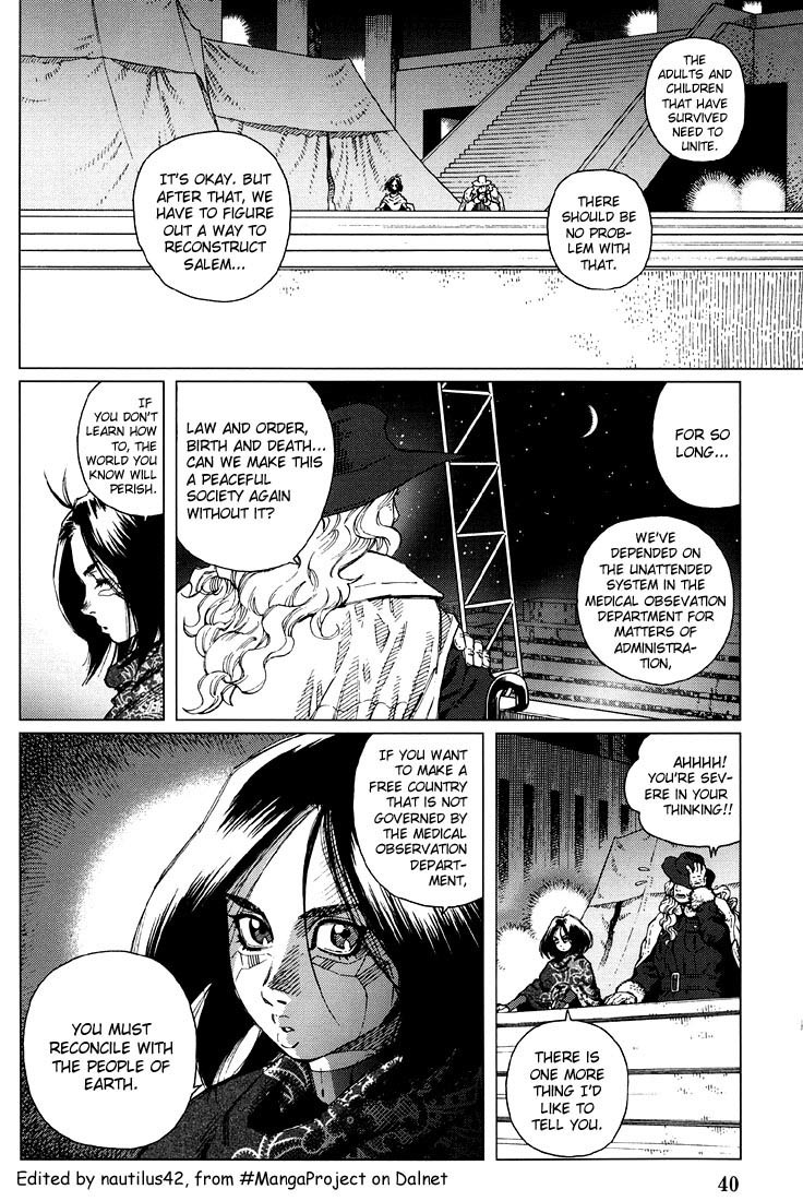 Battle Angel Alita: Last Order Chapter 8 page 4 - Chapter 8: The Tall, Tall Tower of Stacked Wood