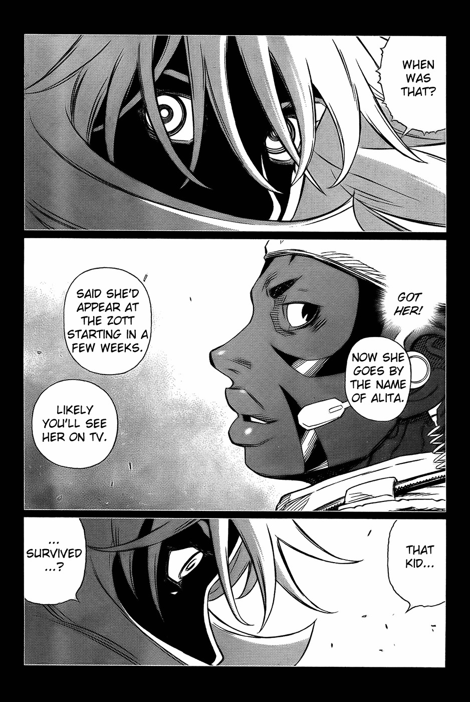 Battle Angel Alita: Last Order Chapter 83 page 42 - Chapter 83: Details unknown be on alert