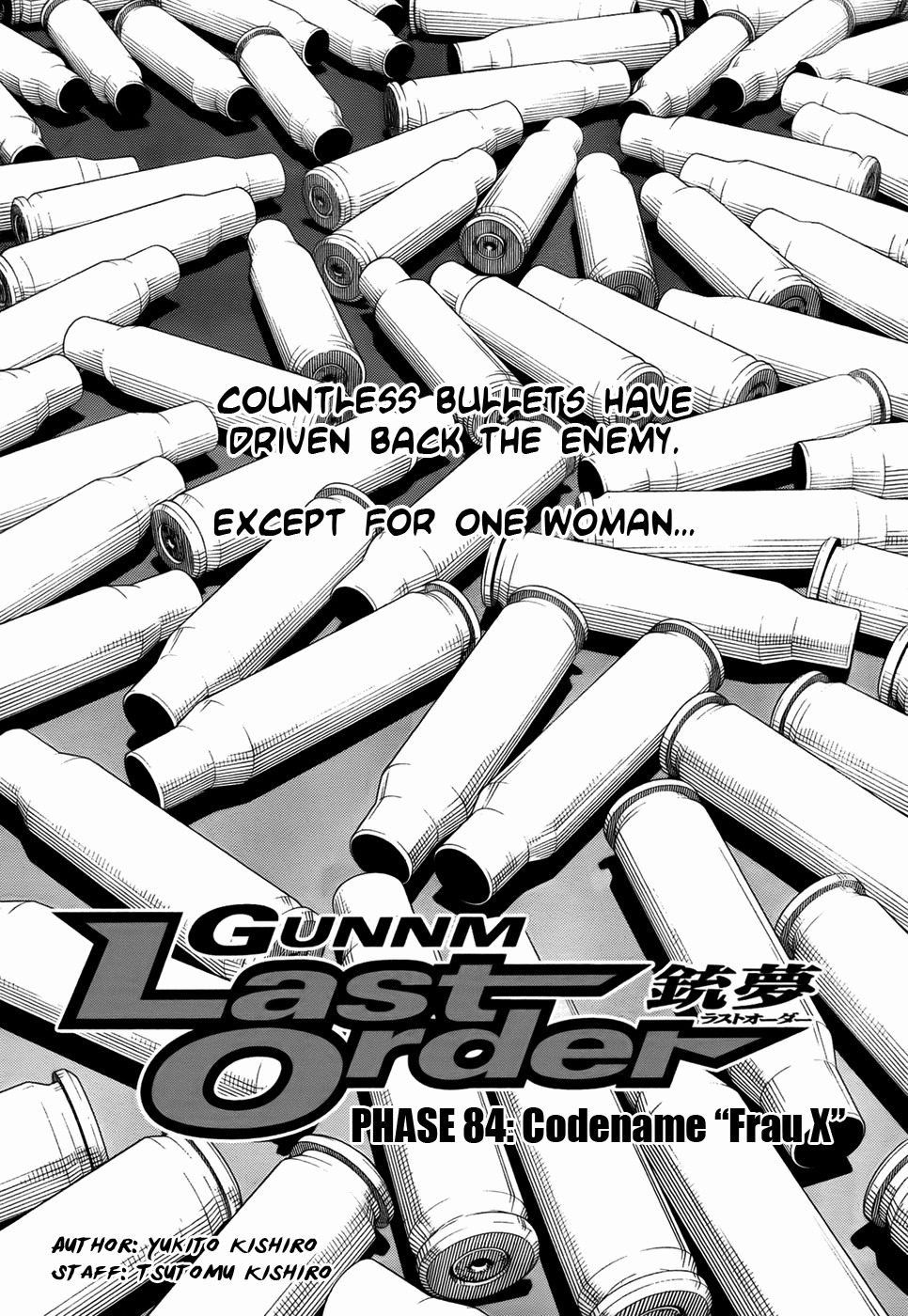 Battle Angel Alita: Last Order Chapter 84 page 1 - Chapter 84: Codename “Frau X”