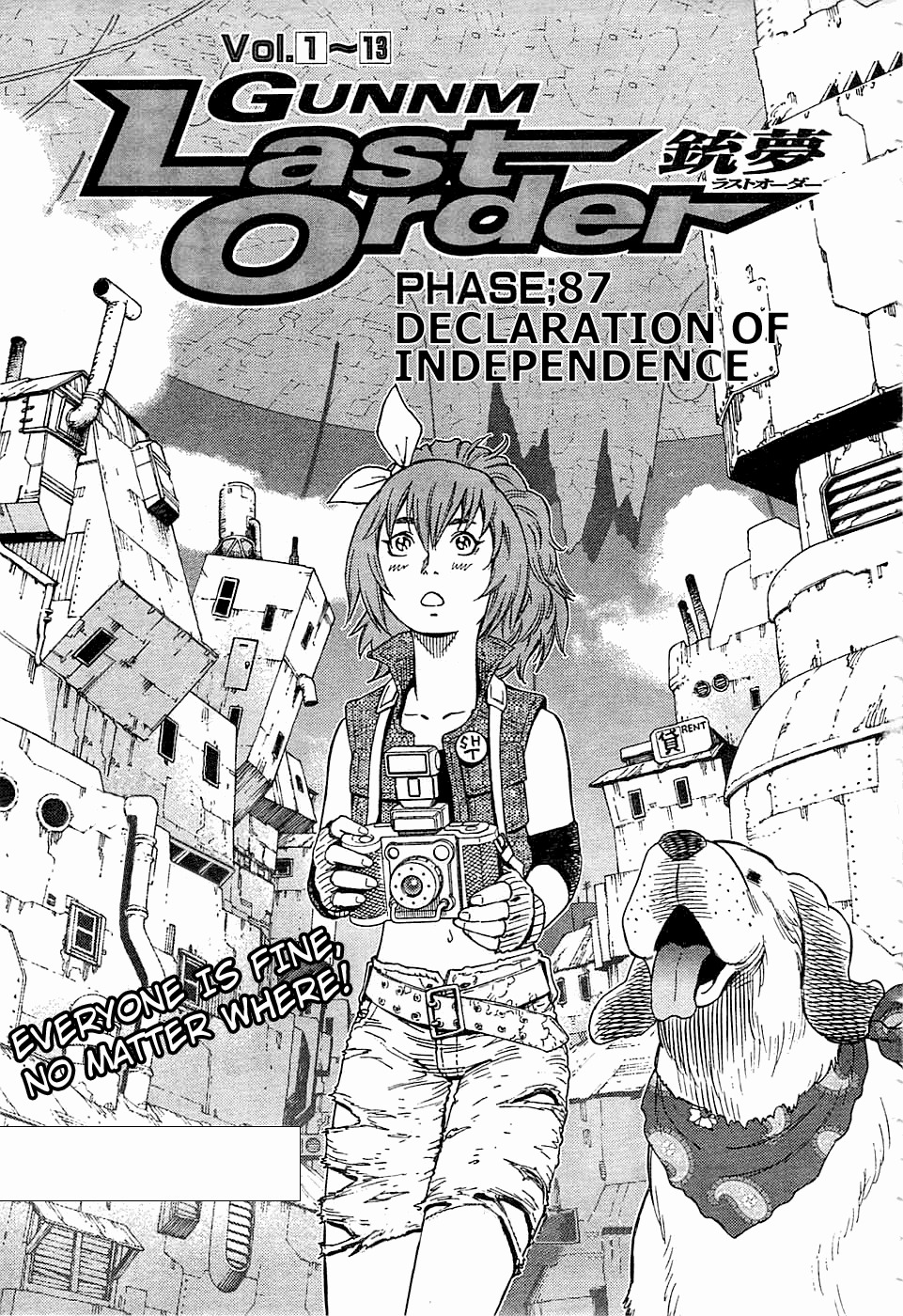Battle Angel Alita: Last Order Chapter 87 page 1 - Chapter 87: Declaration of Independence