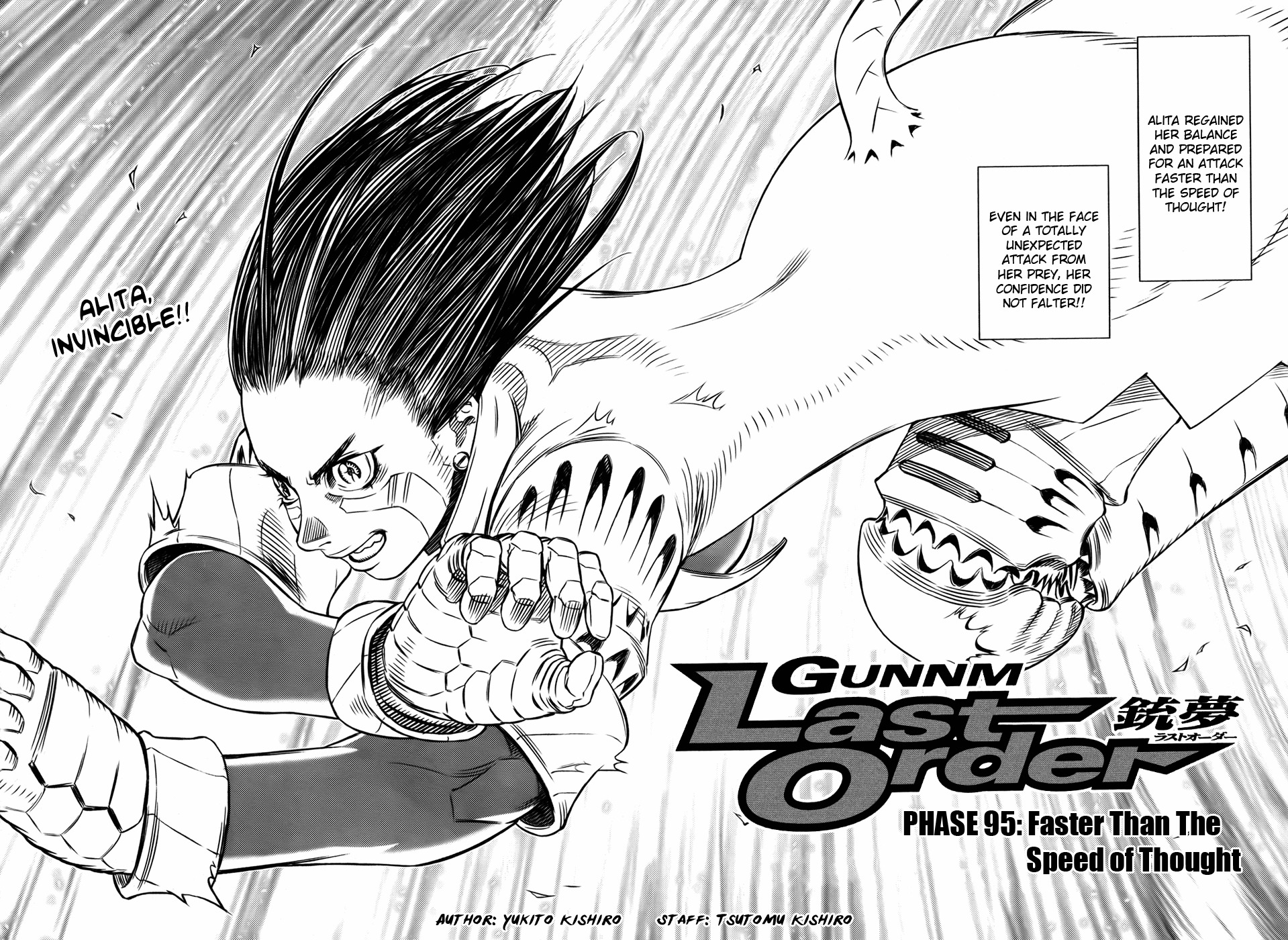 Battle Angel Alita: Last Order Chapter 95 page 2 - Chapter 95: Faster Than The Speed of Thought