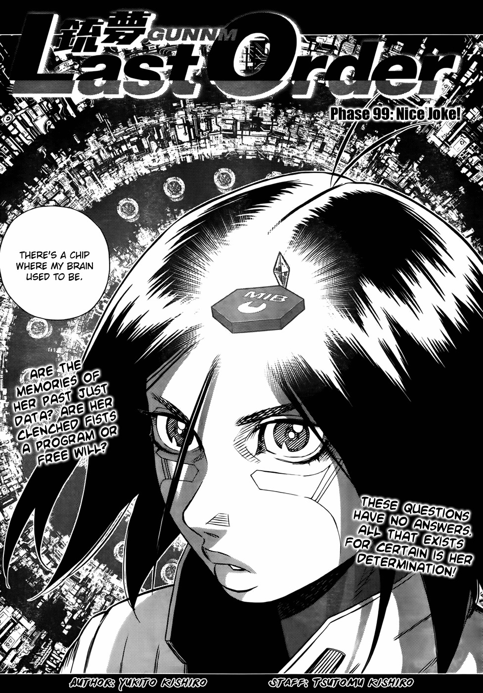 Battle Angel Alita: Last Order Chapter 99 page 3 - Chapter 99: Nice Joke!