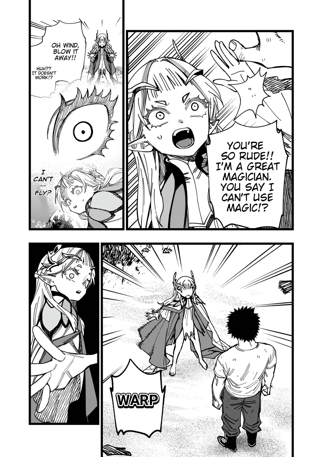 Battle Princess Survival Saga Chapter 1 page 21 - Chapter 1: Man meets Elf