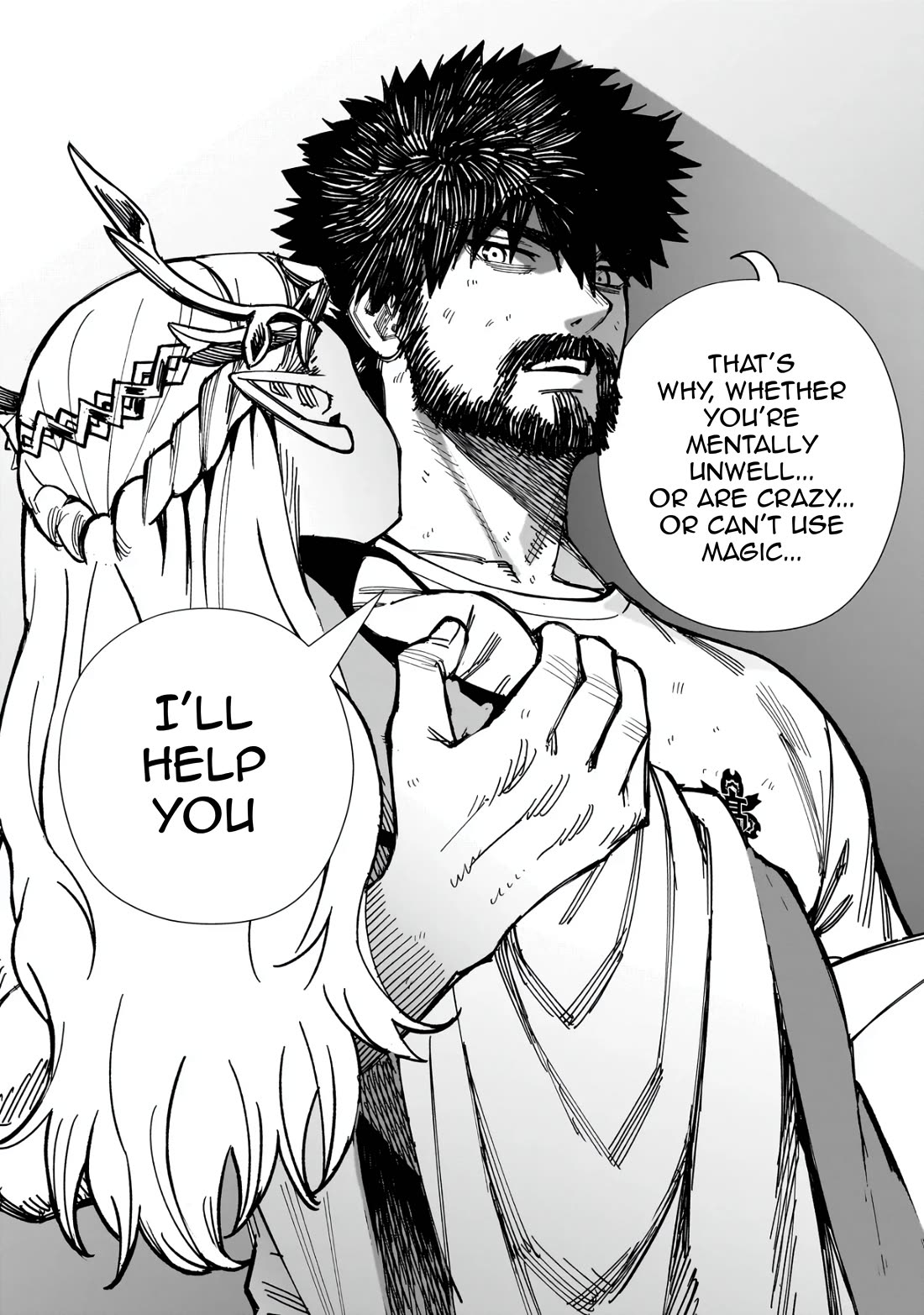 Battle Princess Survival Saga Chapter 1 page 34 - Chapter 1: Man meets Elf