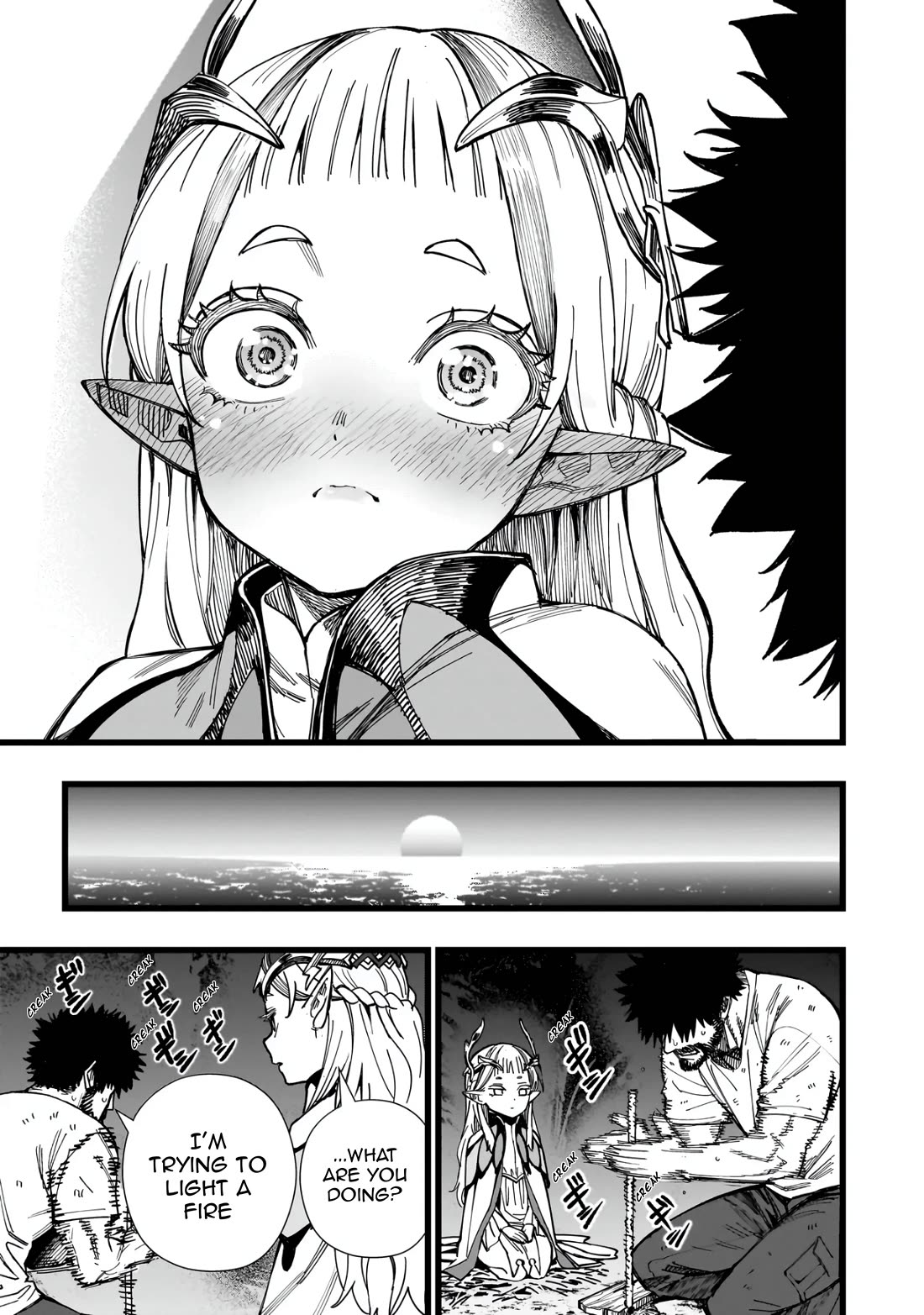 Battle Princess Survival Saga Chapter 1 page 35 - Chapter 1: Man meets Elf