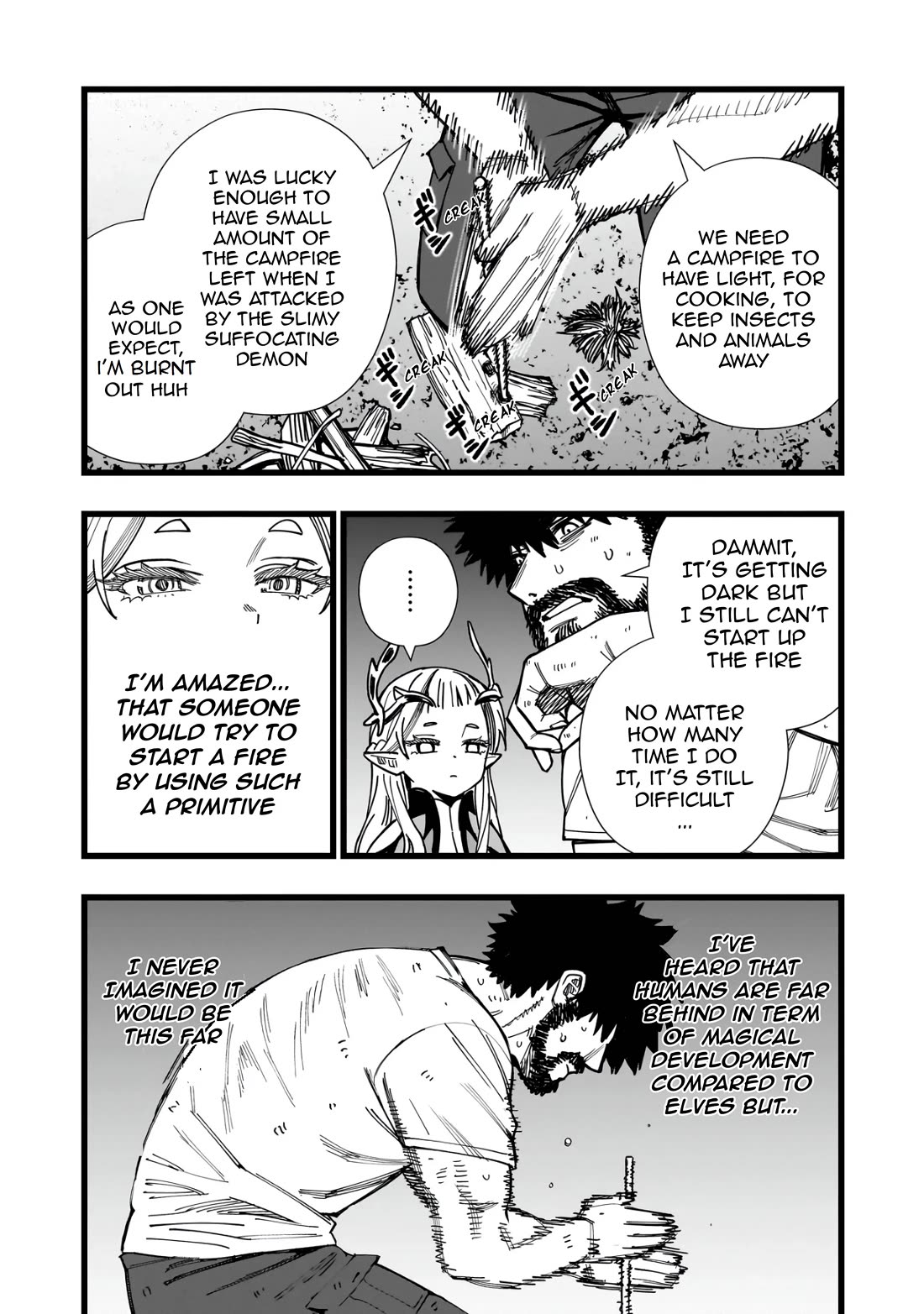 Battle Princess Survival Saga Chapter 1 page 36 - Chapter 1: Man meets Elf