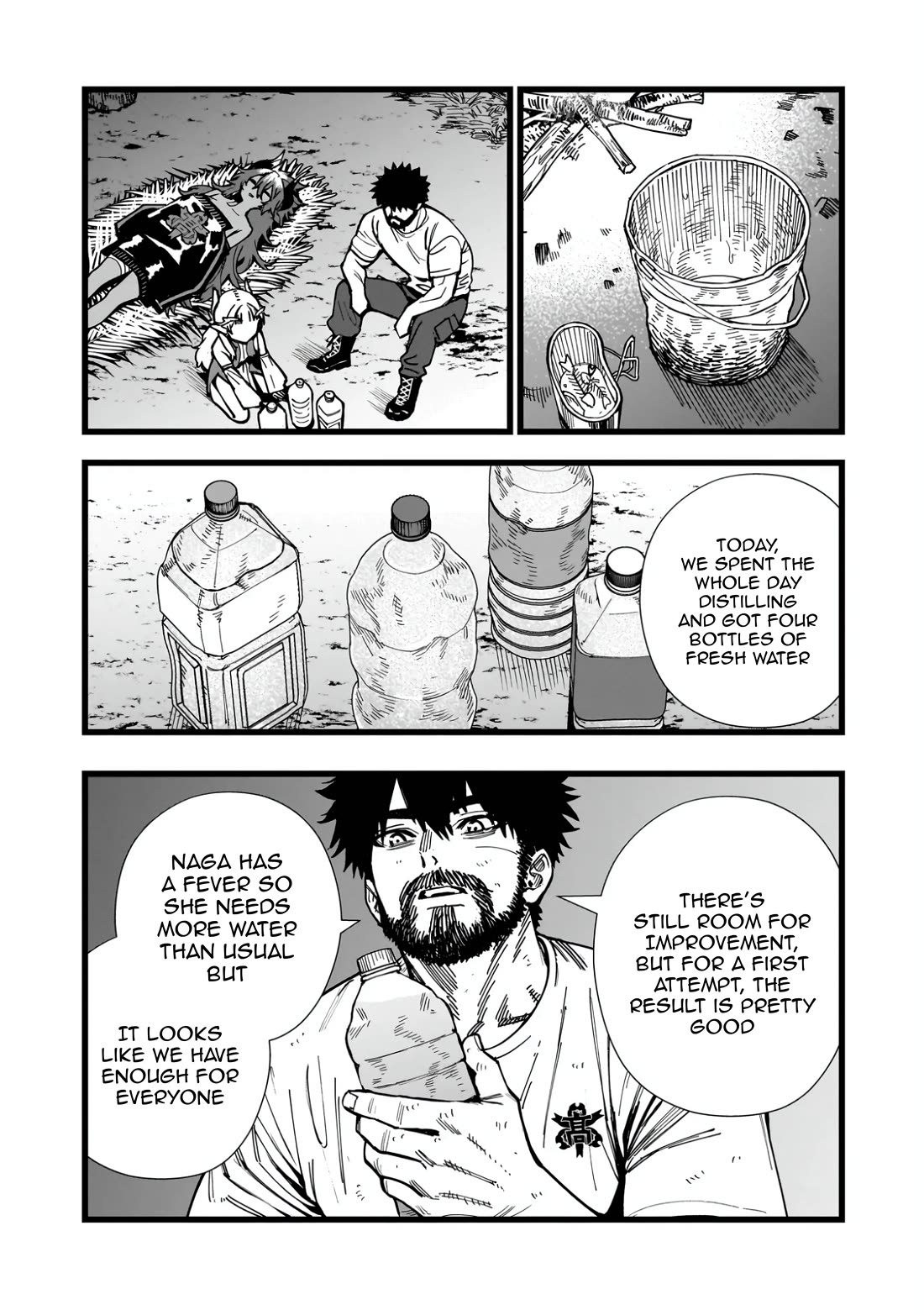 Battle Princess Survival Saga Chapter 10 page 15 - Chapter 10: Body temperature isn't the only thing shared with skin-to-skin