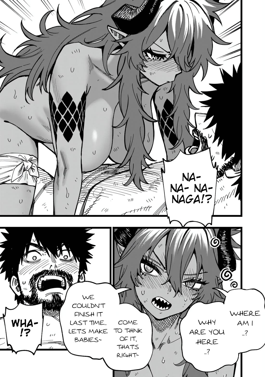 Battle Princess Survival Saga Chapter 10 page 25 - Chapter 10: Body temperature isn't the only thing shared with skin-to-skin