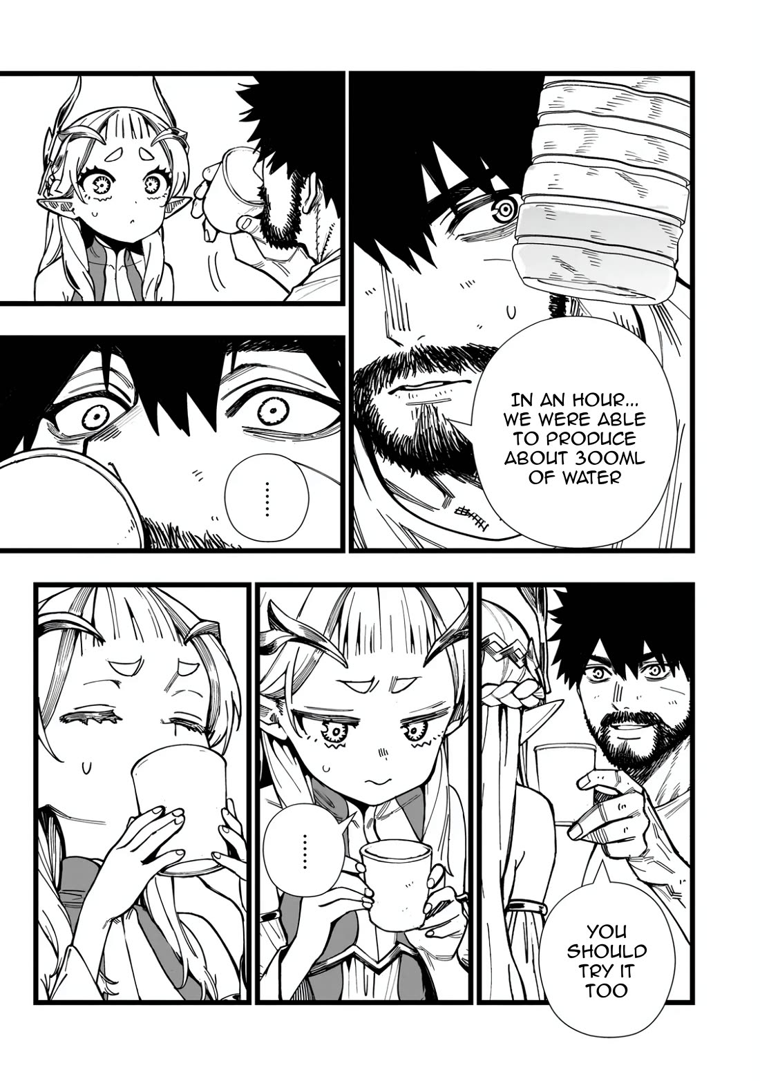 Battle Princess Survival Saga Chapter 10 page 7 - Chapter 10: Body temperature isn't the only thing shared with skin-to-skin