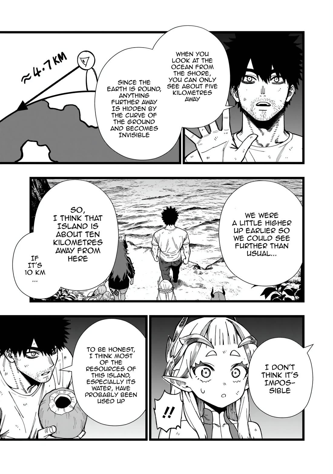Battle Princess Survival Saga Chapter 17 page 15 - Chapter 17: The power level of earthly desires is 530,000
