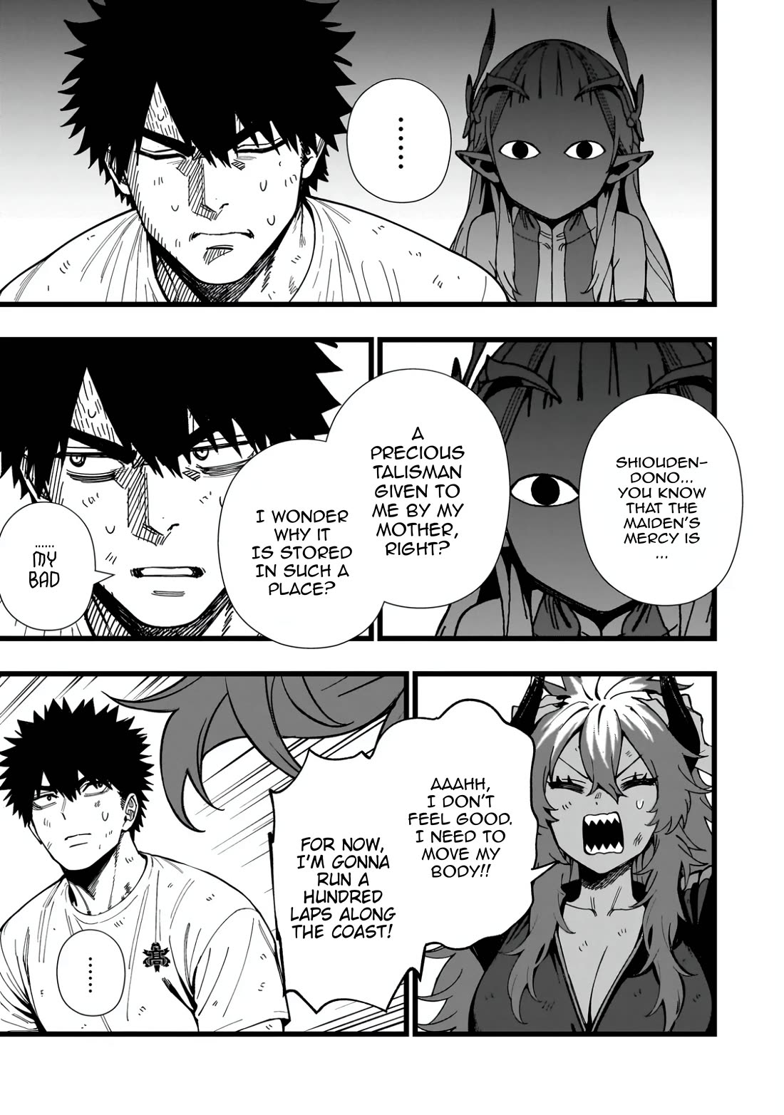 Battle Princess Survival Saga Chapter 17 page 9 - Chapter 17: The power level of earthly desires is 530,000
