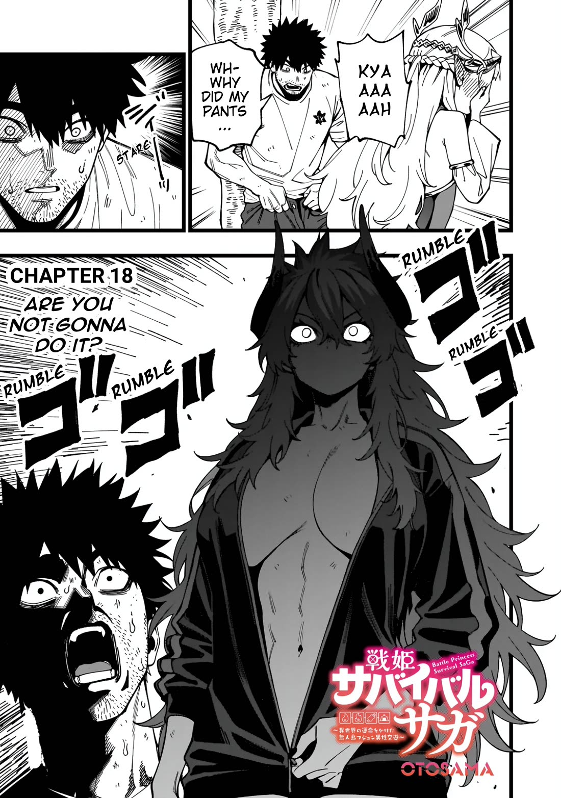 Battle Princess Survival Saga Chapter 18 page 1 - Chapter 18: Are you not gonna do it?
