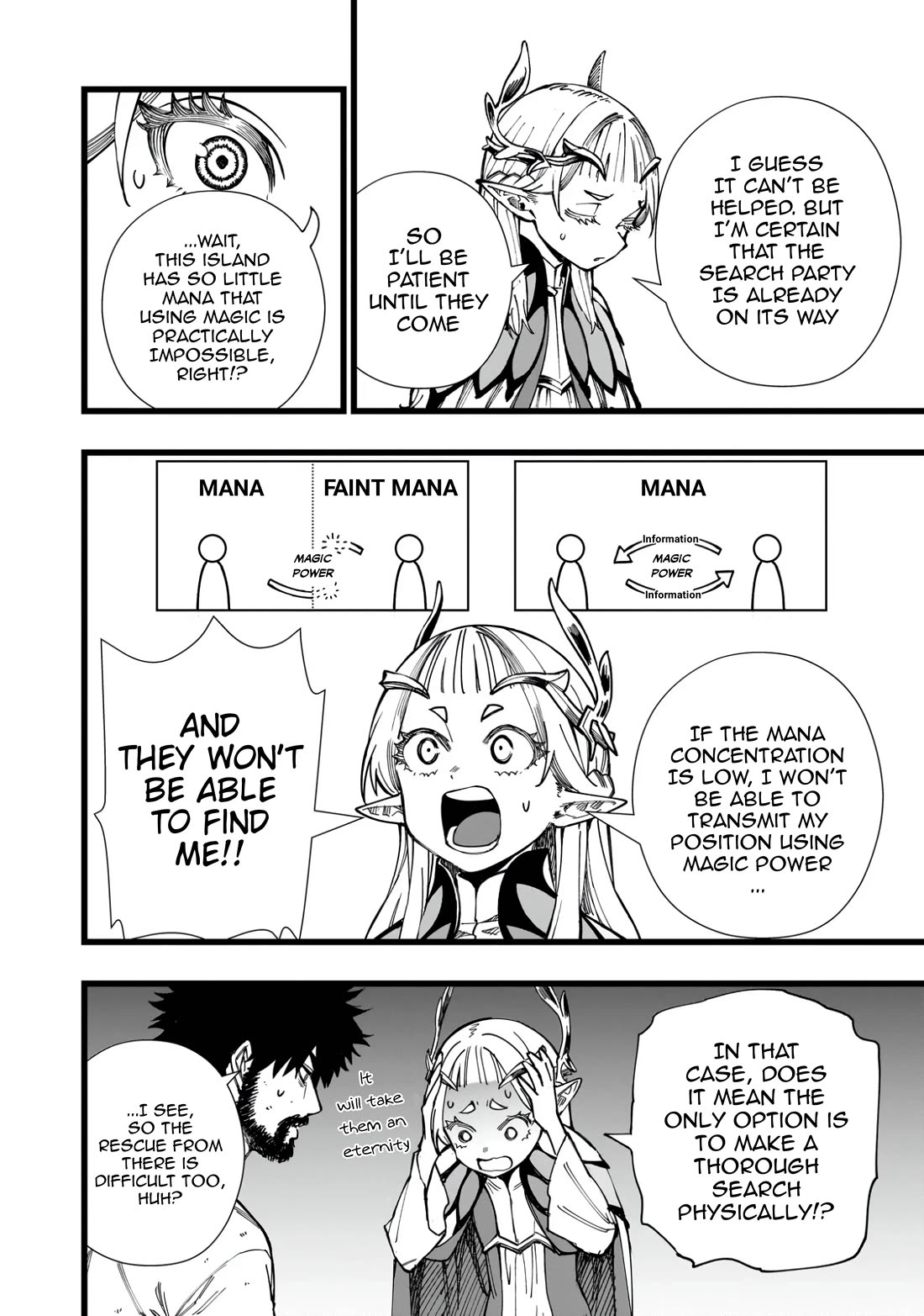 Battle Princess Survival Saga Chapter 2 page 10 - Chapter 2: You die if you don't drink enough water!?