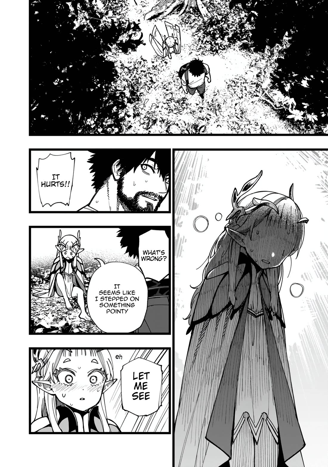 Battle Princess Survival Saga Chapter 2 page 12 - Chapter 2: You die if you don't drink enough water!?