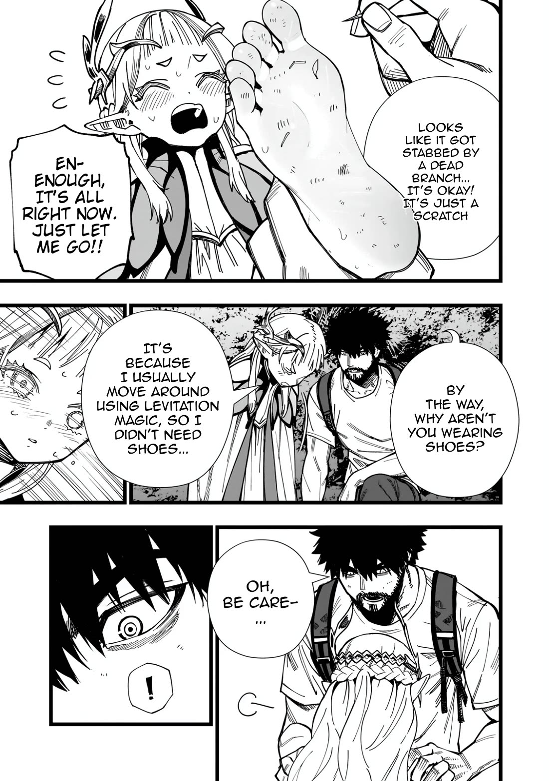 Battle Princess Survival Saga Chapter 2 page 13 - Chapter 2: You die if you don't drink enough water!?