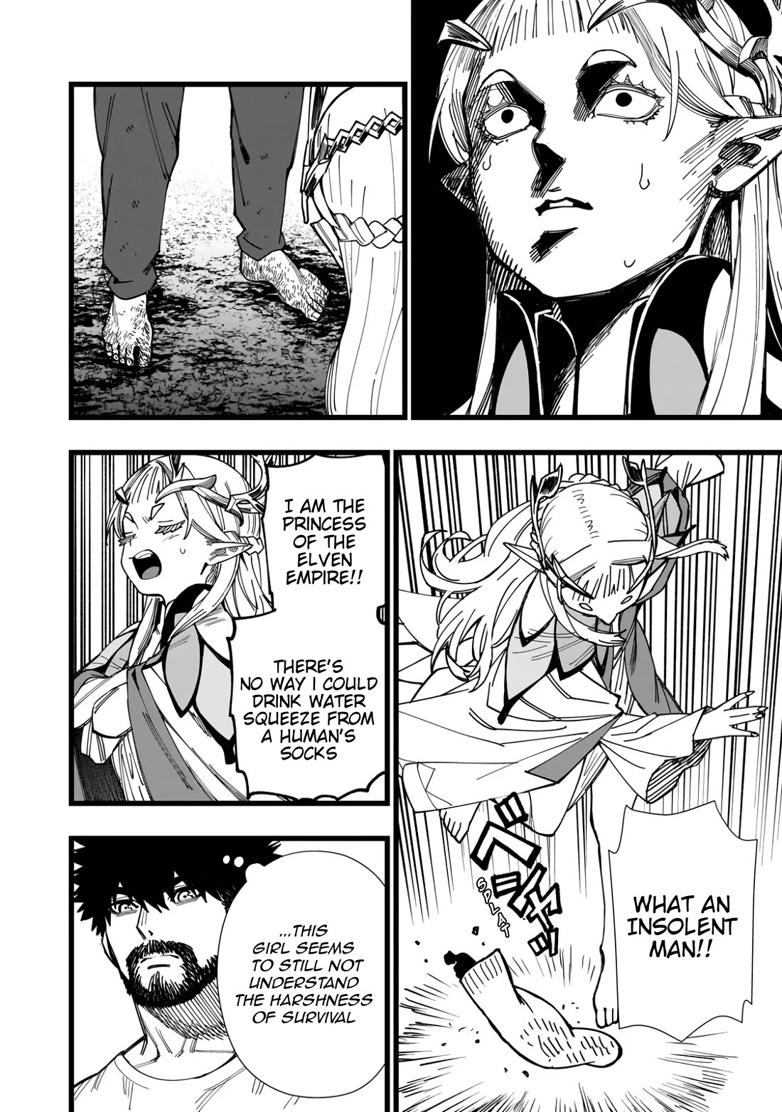 Battle Princess Survival Saga Chapter 2 page 22 - Chapter 2: You die if you don't drink enough water!?