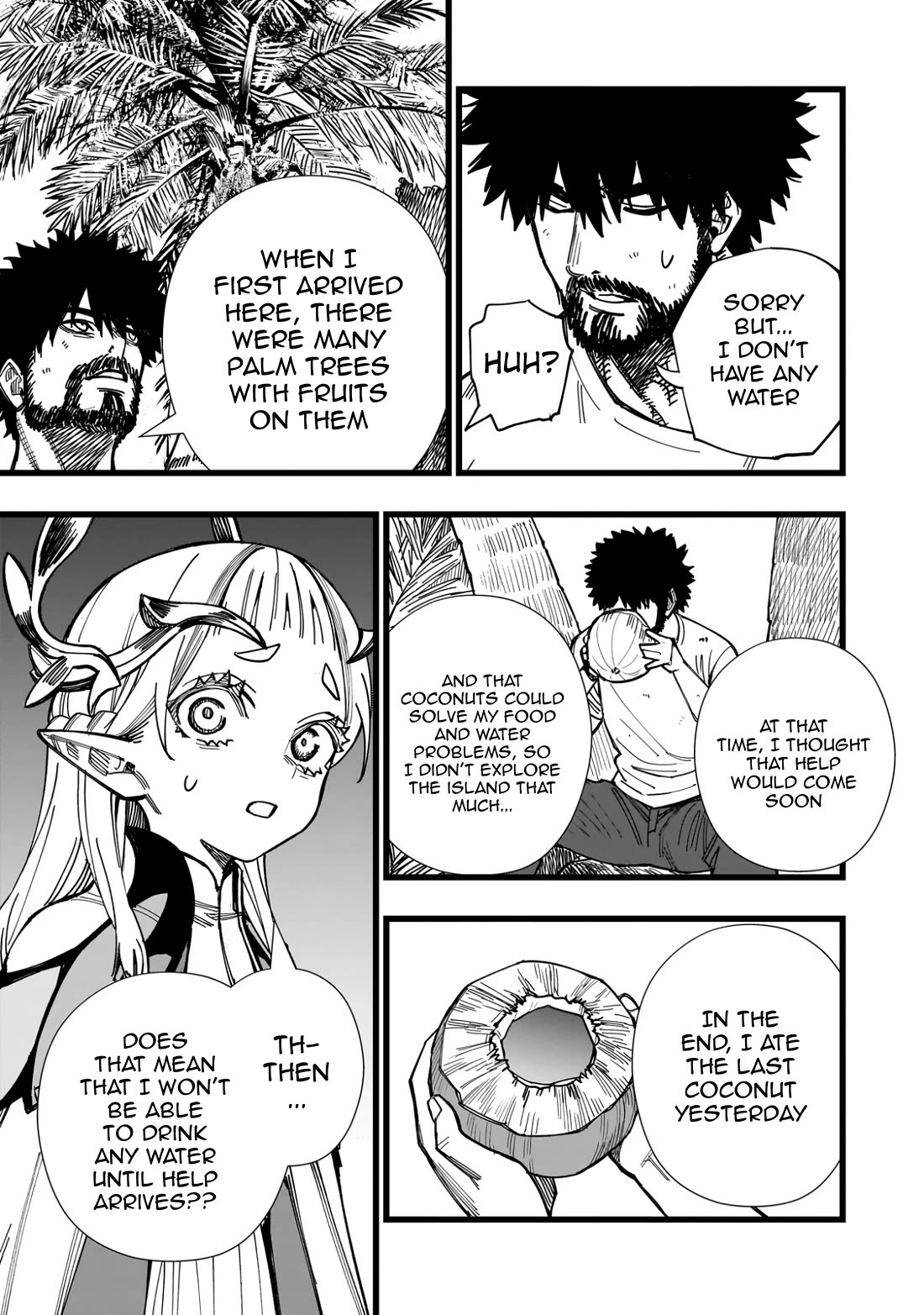 Battle Princess Survival Saga Chapter 2 page 9 - Chapter 2: You die if you don't drink enough water!?