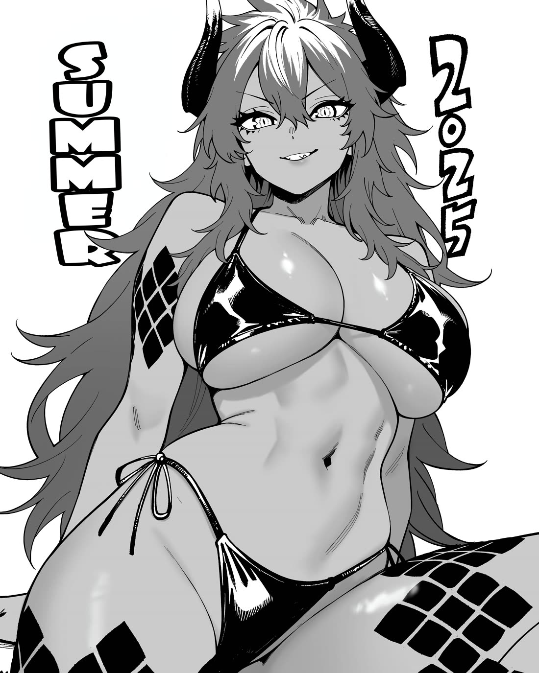 Battle Princess Survival Saga Chapter 21.5 page 3 - Chapter 21.5: Twitter extra - Summer illustrations