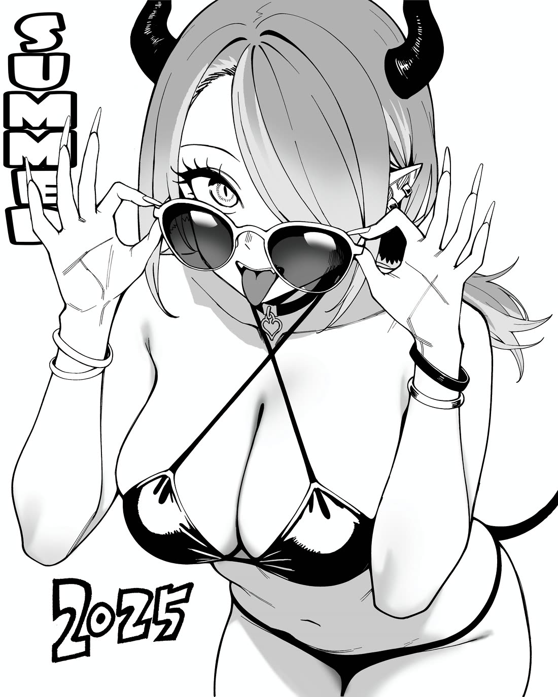 Battle Princess Survival Saga Chapter 21.5 page 4 - Chapter 21.5: Twitter extra - Summer illustrations