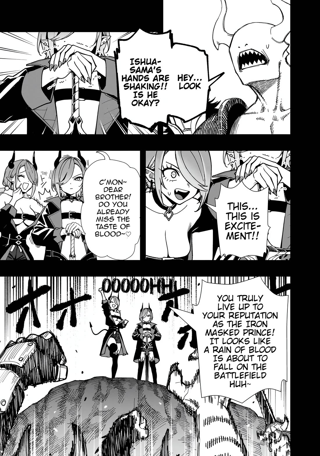 Battle Princess Survival Saga Chapter 22 page 7 - Chapter 22: An unpleasant atmotsphere at the dinner table