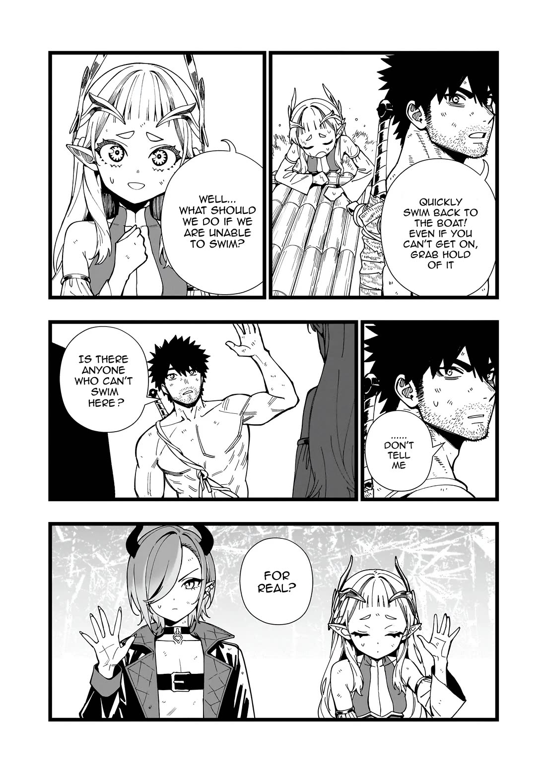 Battle Princess Survival Saga Chapter 24 page 12 - Chapter 24: When it comes to swimming, the less clothes you wear, the better it is
