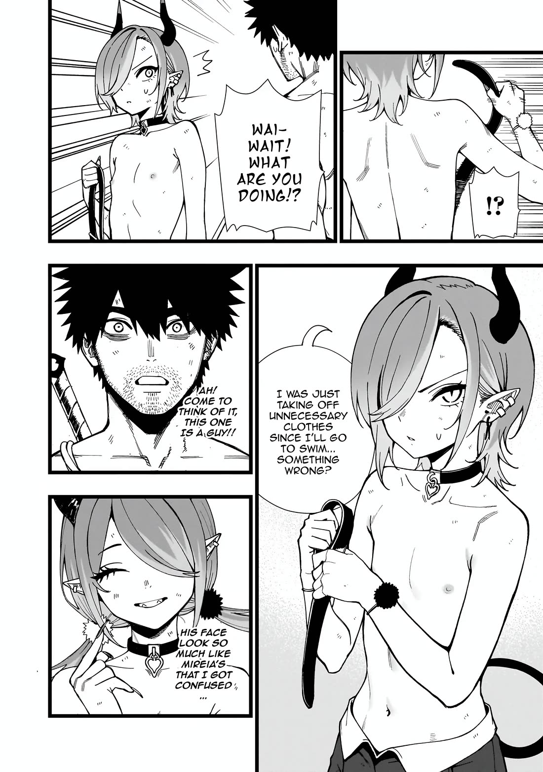 Battle Princess Survival Saga Chapter 24 page 14 - Chapter 24: When it comes to swimming, the less clothes you wear, the better it is