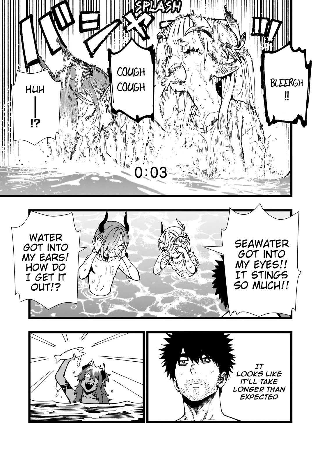 Battle Princess Survival Saga Chapter 24 page 19 - Chapter 24: When it comes to swimming, the less clothes you wear, the better it is