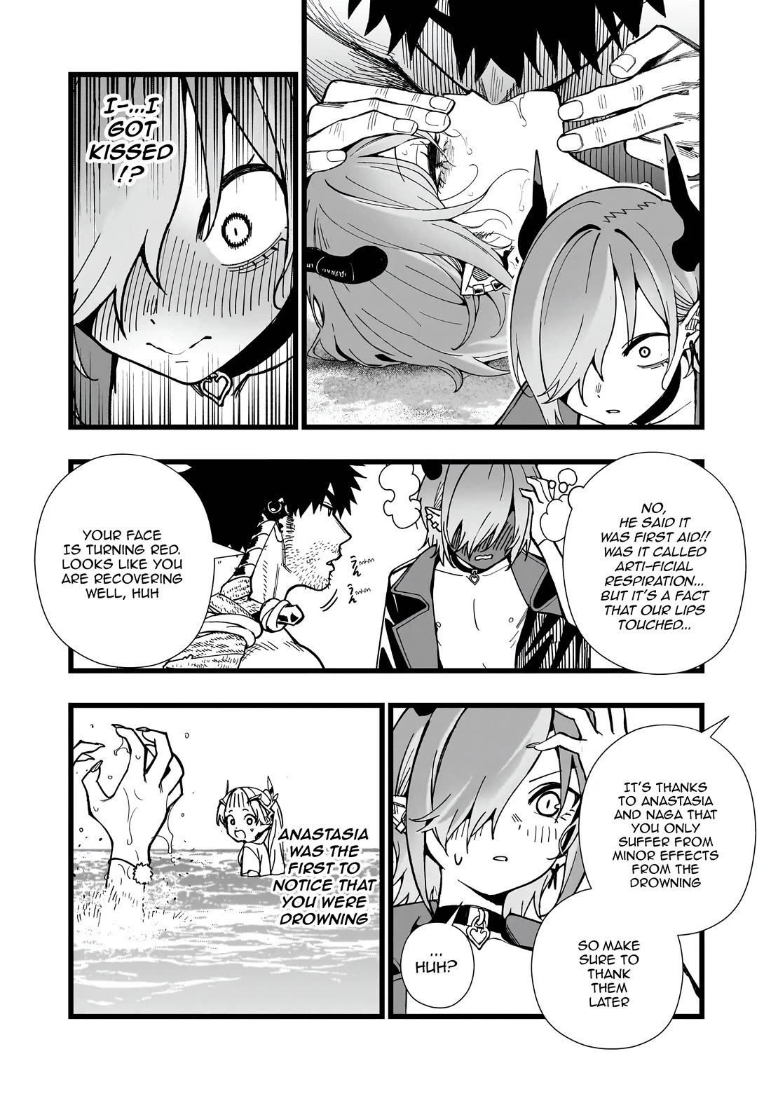 Battle Princess Survival Saga Chapter 25 page 12 - Chapter 25: Lip contact has many functions
