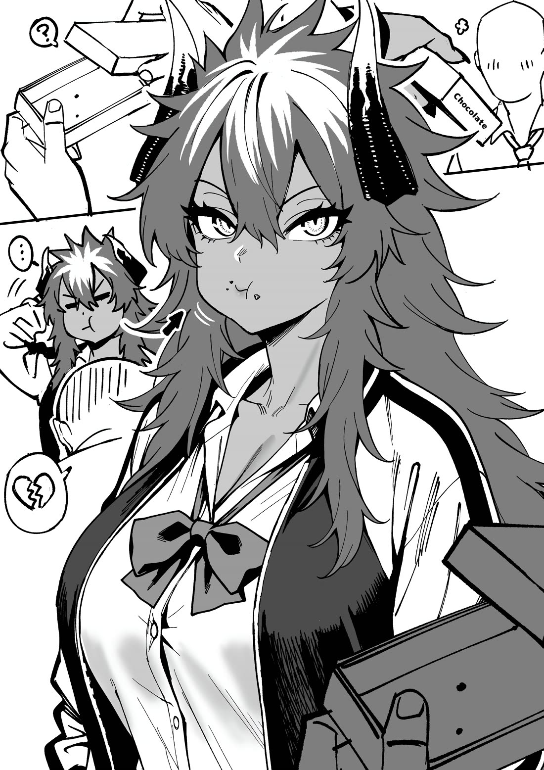 Battle Princess Survival Saga Chapter 31.5 page 1 - Chapter 31.5: Twitter extra - Happy Valentine