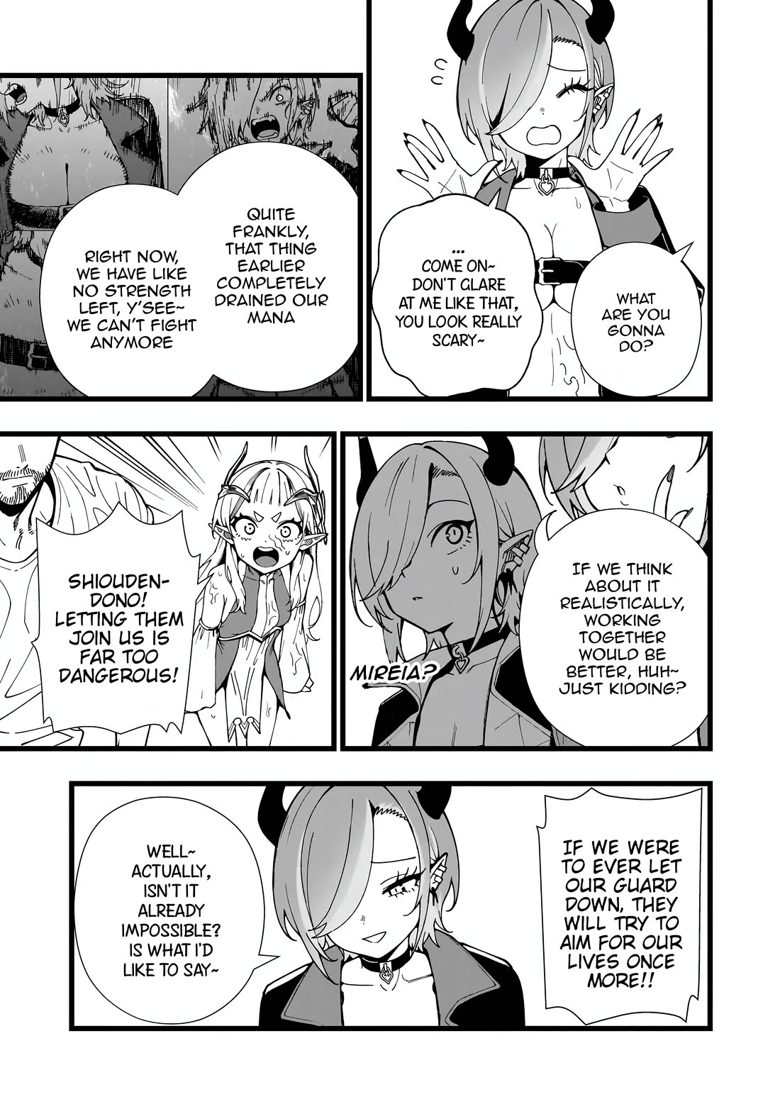 Battle Princess Survival Saga Chapter 34 page 15 - Chapter 34: The moment a third colour is added to a two-colour game is when the heart starts pounding