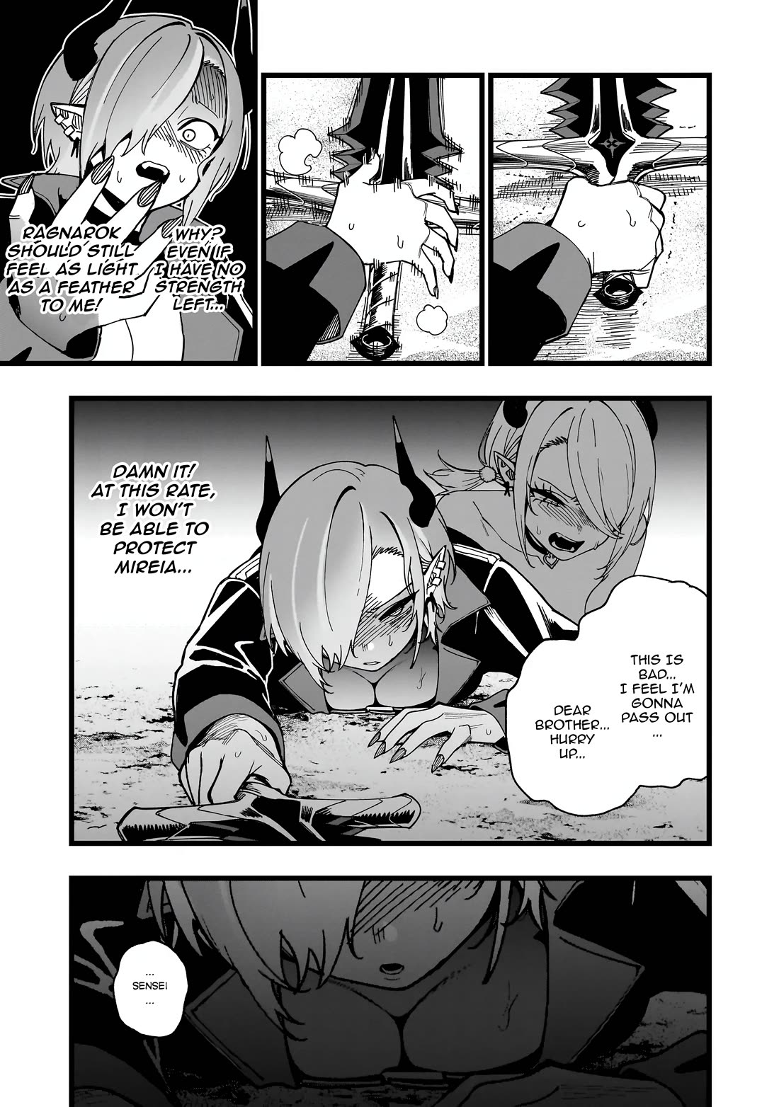 Battle Princess Survival Saga Chapter 34 page 7 - Chapter 34: The moment a third colour is added to a two-colour game is when the heart starts pounding