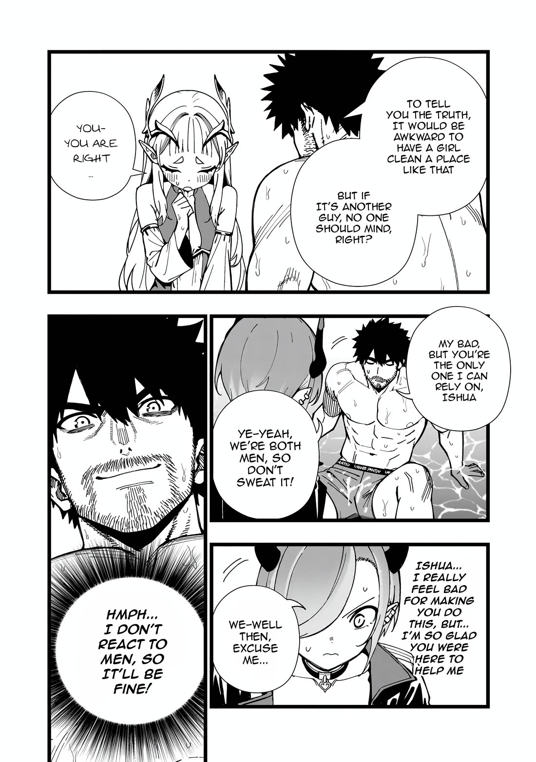 Battle Princess Survival Saga Chapter 35 page 15 - Chapter 35: Rub it vigorously and it will remove more than the dirt