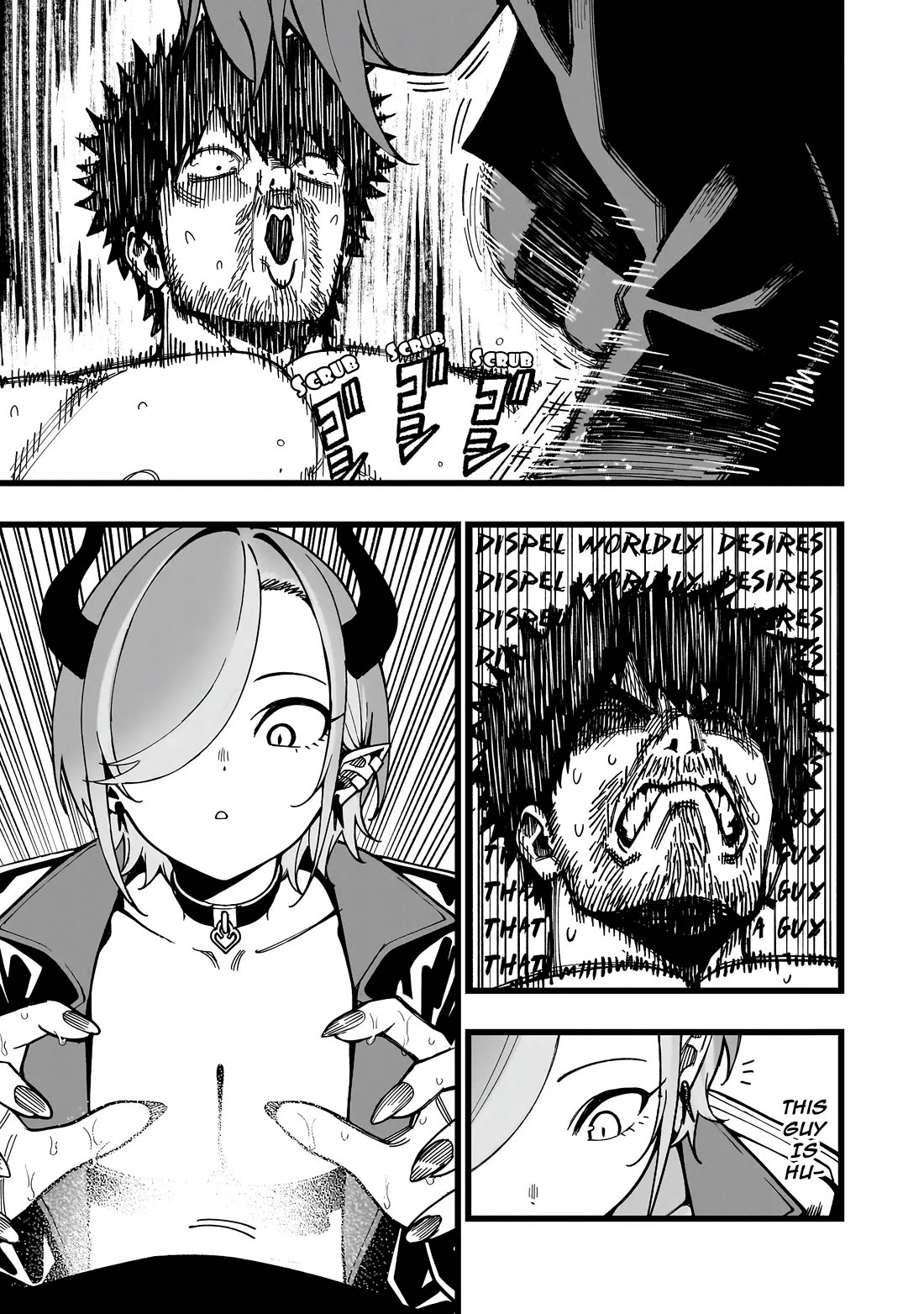 Battle Princess Survival Saga Chapter 35 page 17 - Chapter 35: Rub it vigorously and it will remove more than the dirt