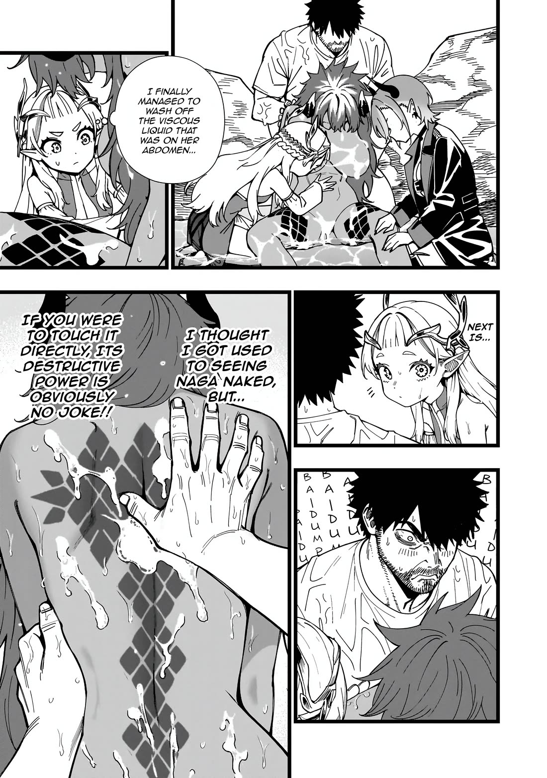 Battle Princess Survival Saga Chapter 35 page 3 - Chapter 35: Rub it vigorously and it will remove more than the dirt
