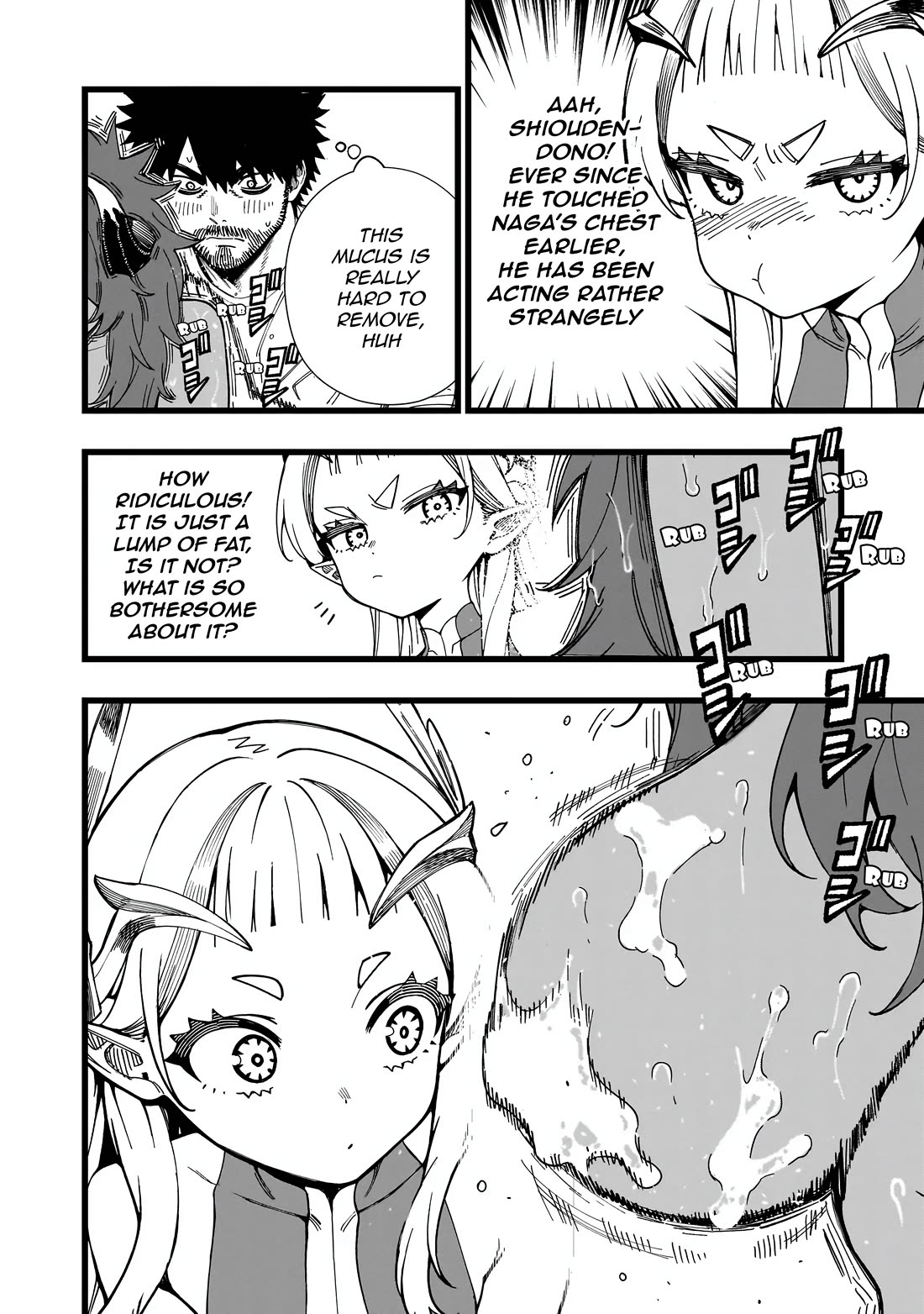 Battle Princess Survival Saga Chapter 35 page 4 - Chapter 35: Rub it vigorously and it will remove more than the dirt