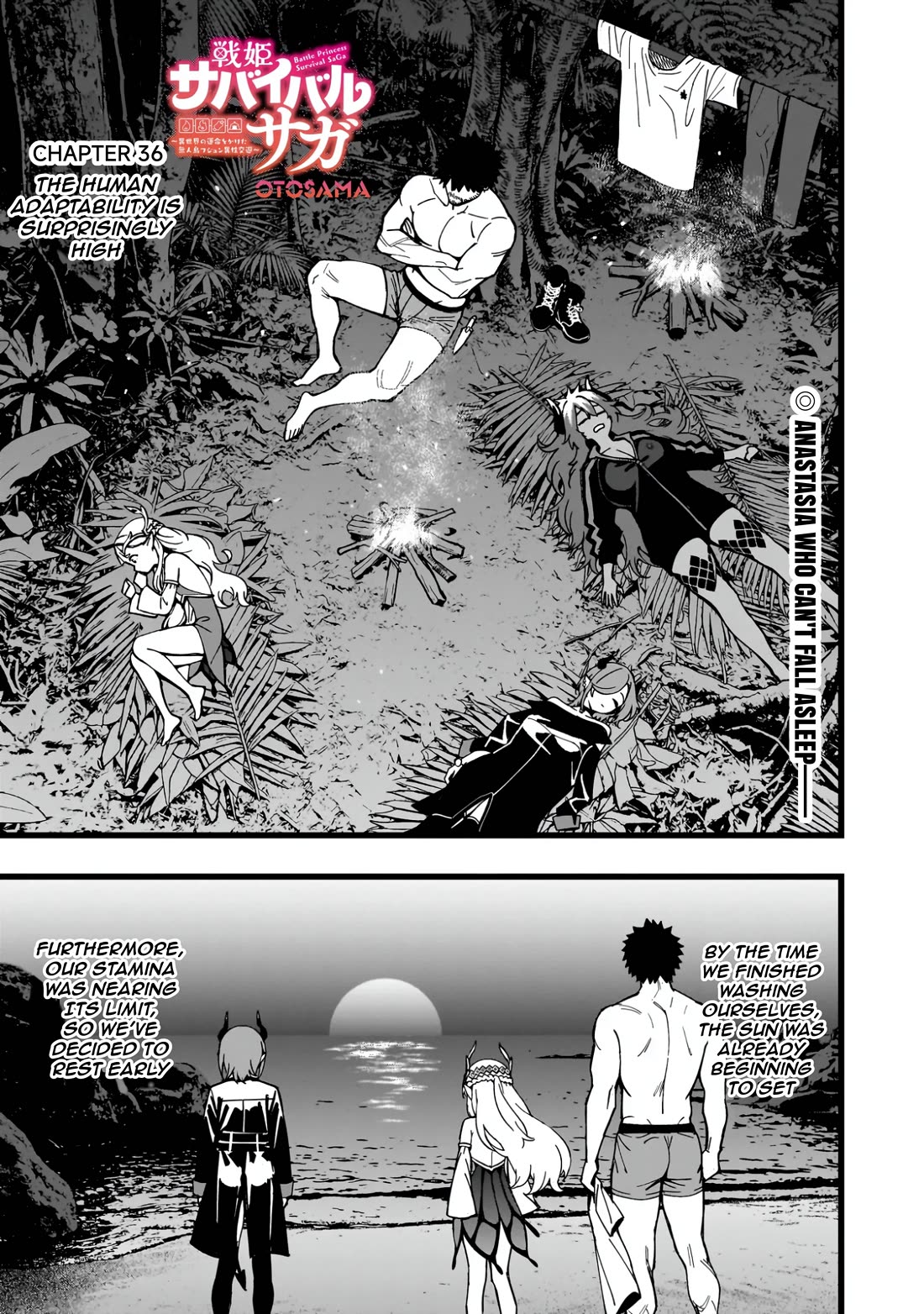 Battle Princess Survival Saga Chapter 36 page 1 - Chapter 36: The human adaptability is surprisingly high