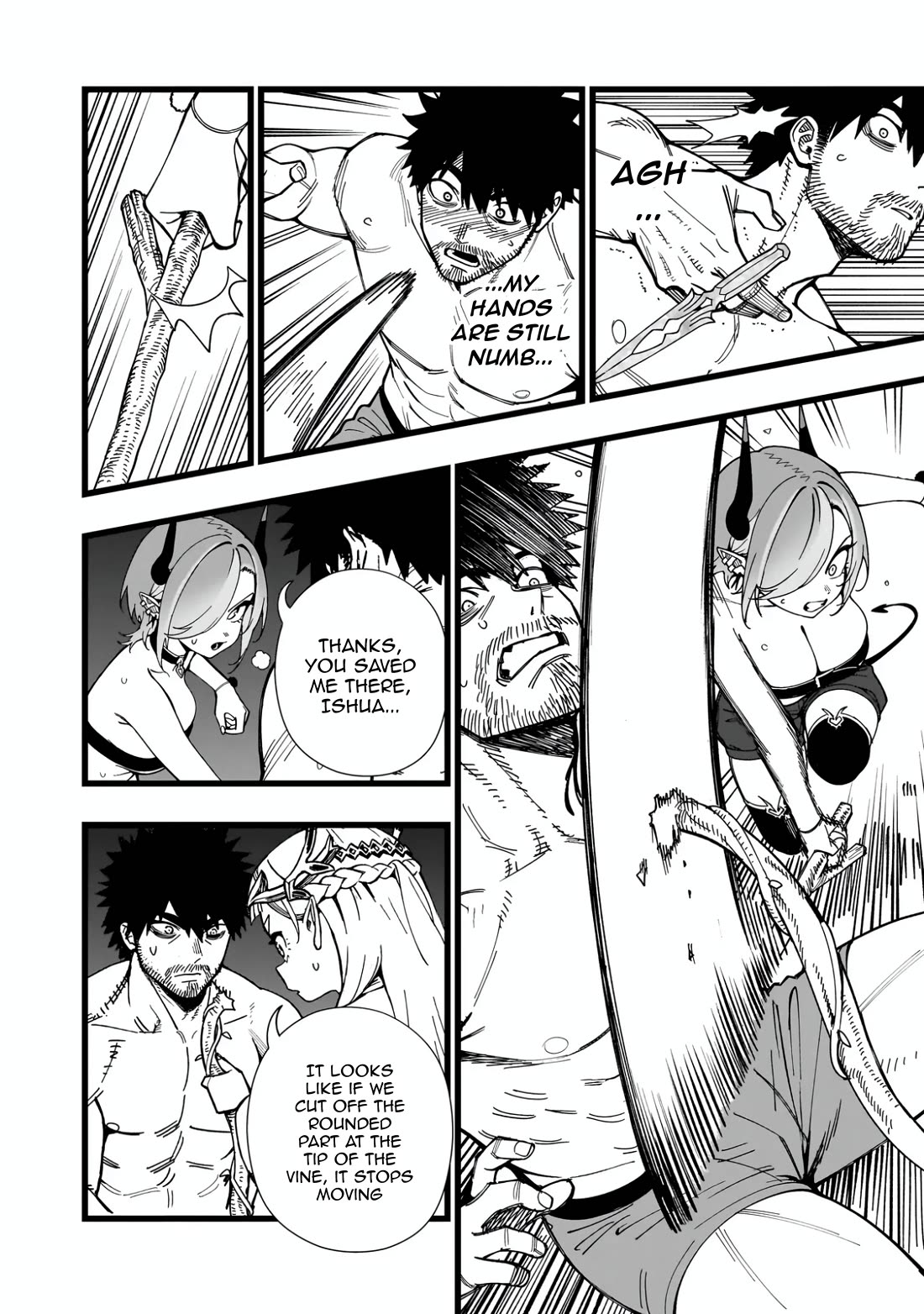 Battle Princess Survival Saga Chapter 36 page 4 - Chapter 36: The human adaptability is surprisingly high