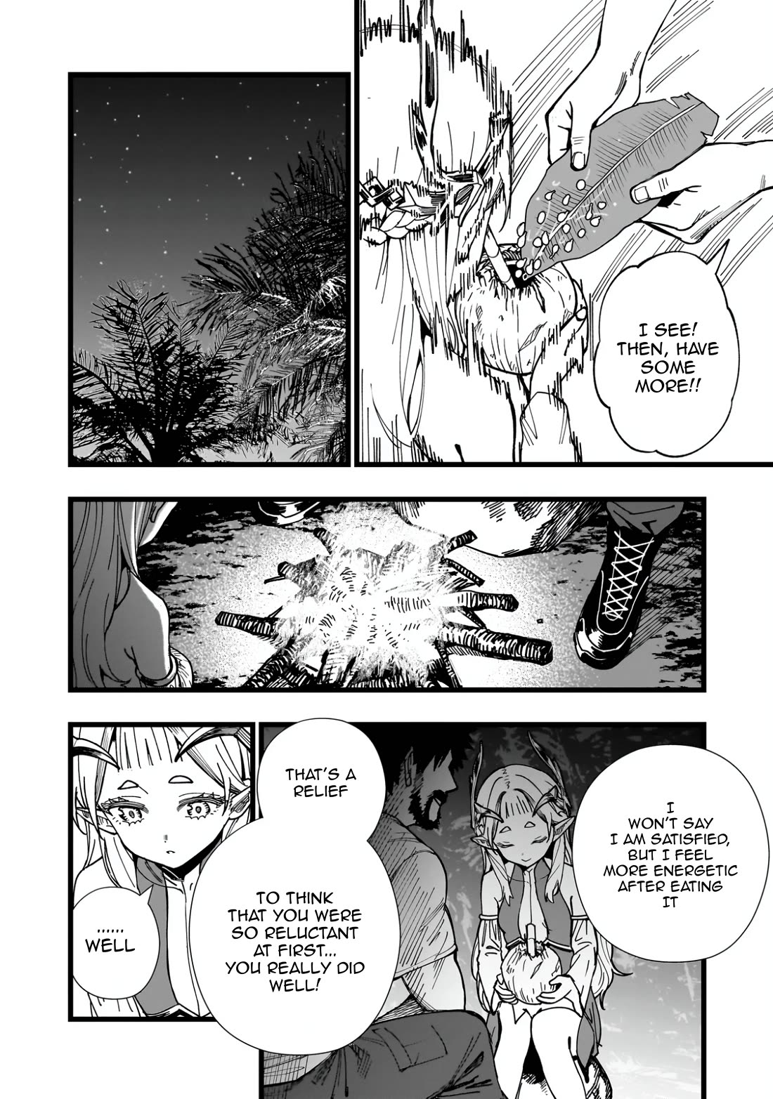 Battle Princess Survival Saga Chapter 4 page 16 - Chapter 4: Eating a lot of things you don't like will make you stronger