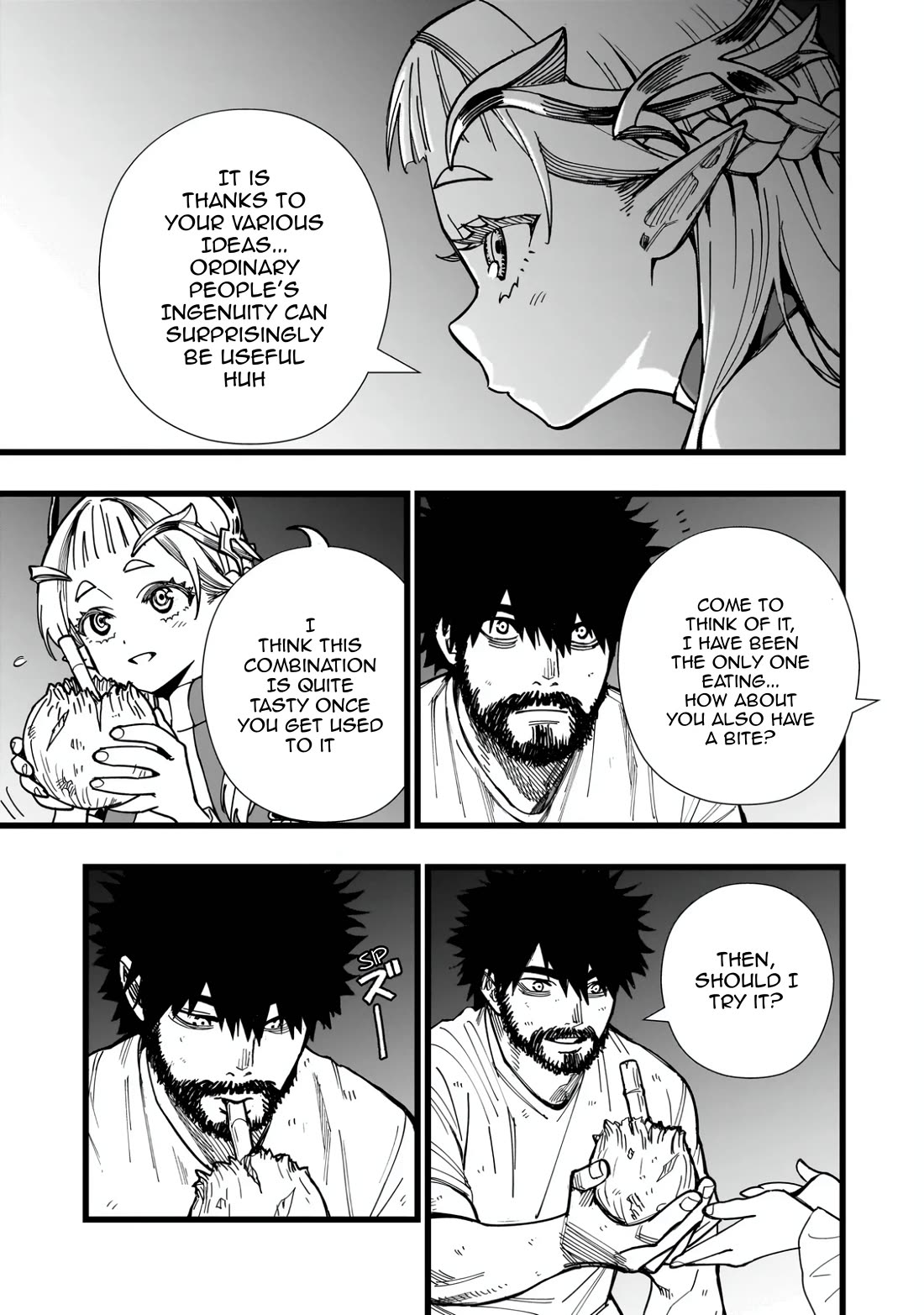 Battle Princess Survival Saga Chapter 4 page 17 - Chapter 4: Eating a lot of things you don't like will make you stronger
