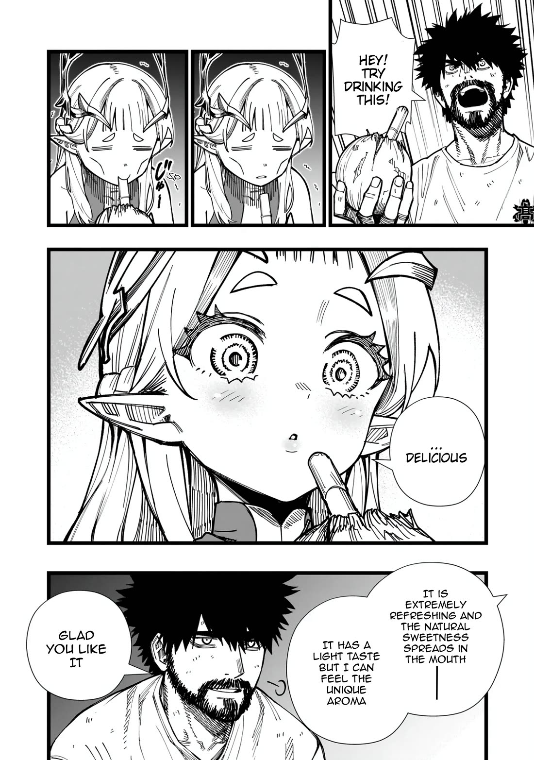 Battle Princess Survival Saga Chapter 4 page 8 - Chapter 4: Eating a lot of things you don't like will make you stronger
