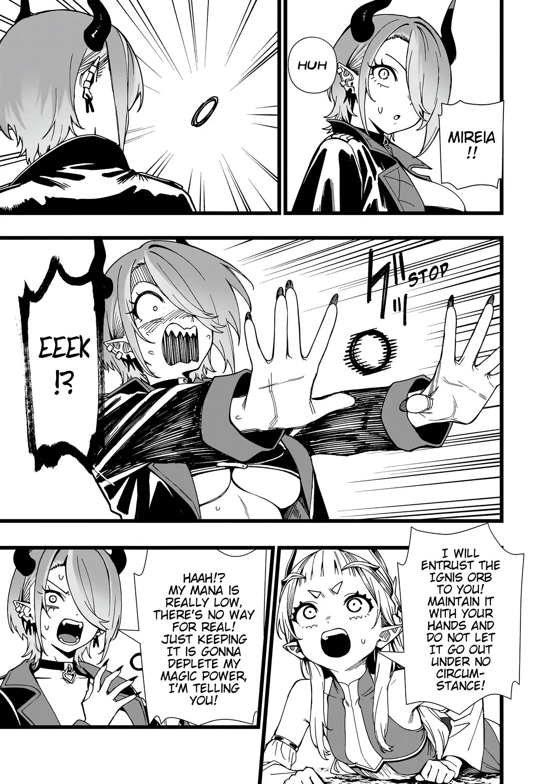 Battle Princess Survival Saga Chapter 42 page 13 - Chapter 42: The left hand is just for holding the ball