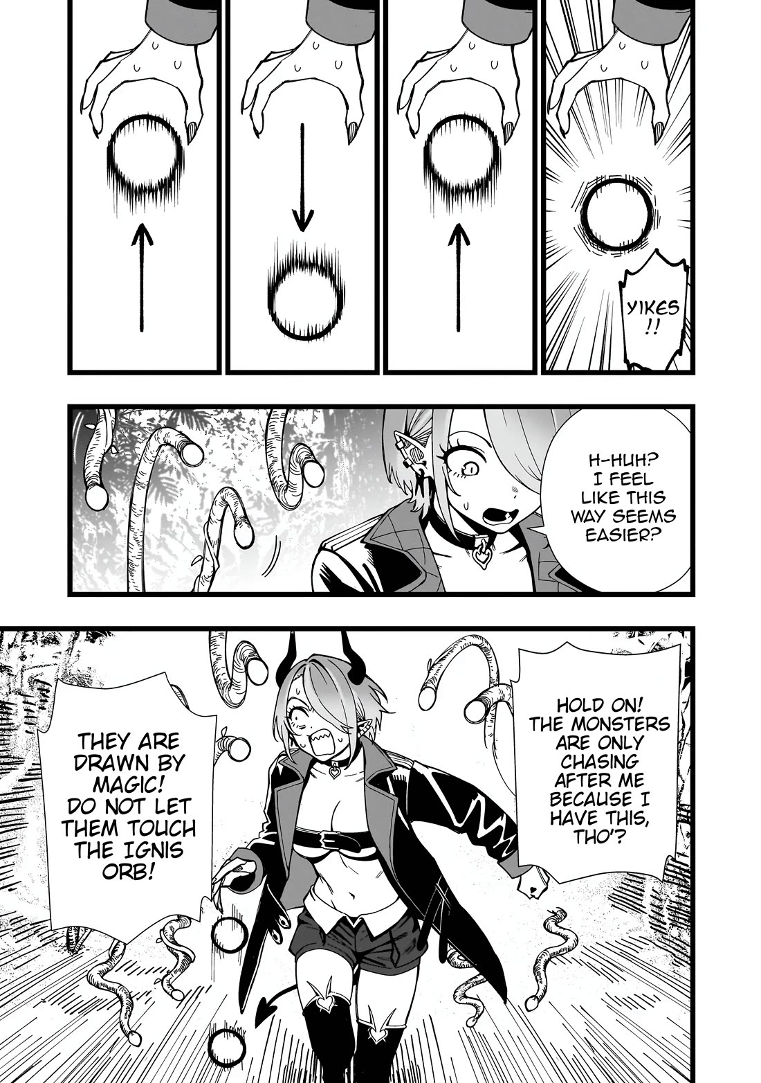 Battle Princess Survival Saga Chapter 42 page 15 - Chapter 42: The left hand is just for holding the ball