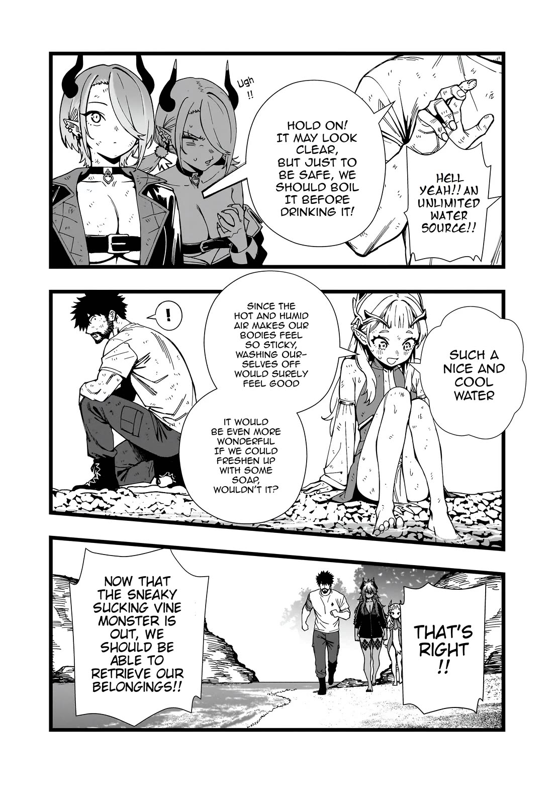 Battle Princess Survival Saga Chapter 44 page 10 - Chapter 44: Water restores life