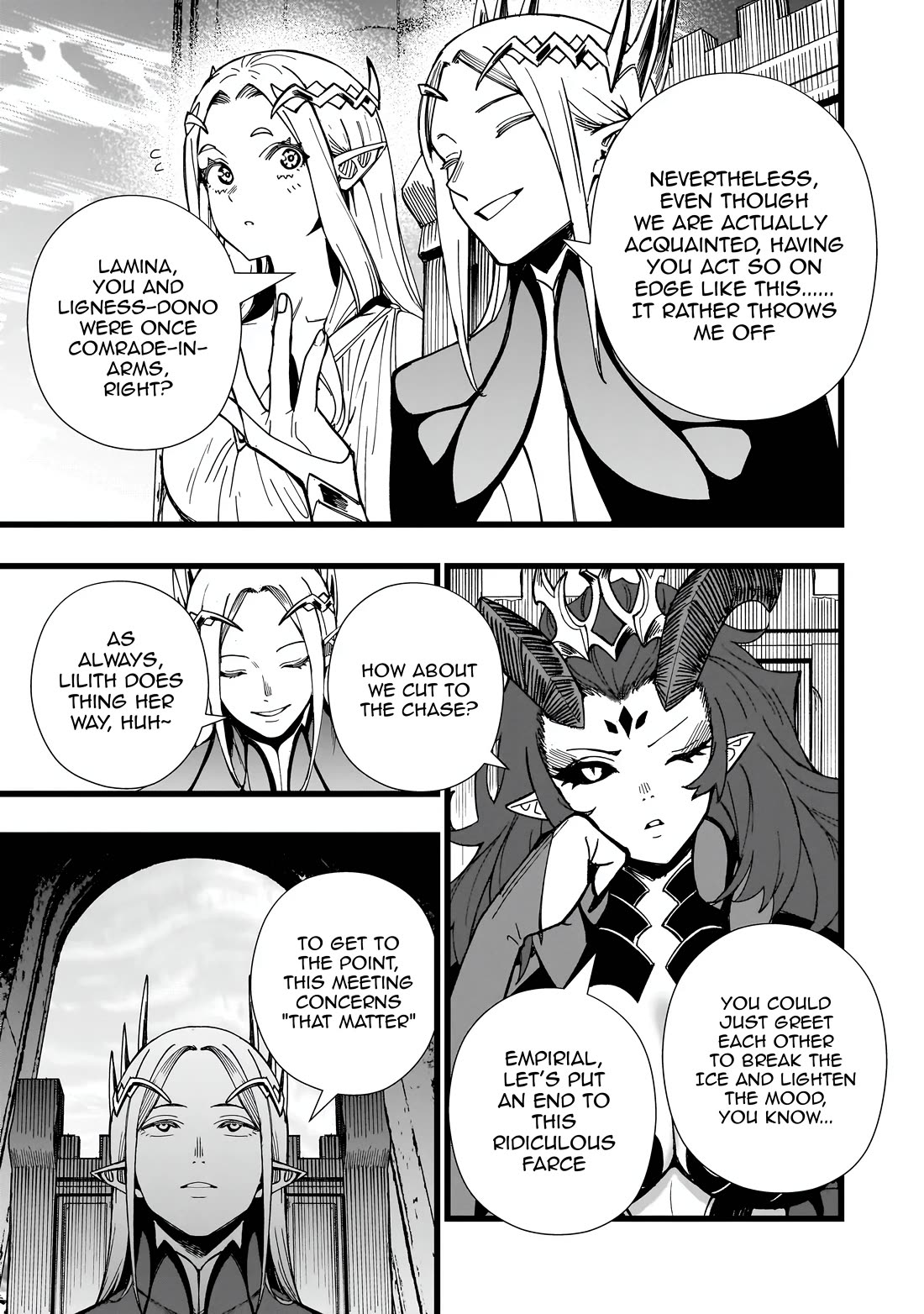 Battle Princess Survival Saga Chapter 45 page 3 - Chapter 45: A meeting that doesn't reach a conclusion is just a gabfest